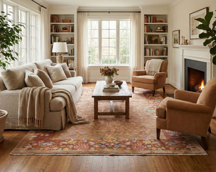Warm Bedroom Decor Rugs