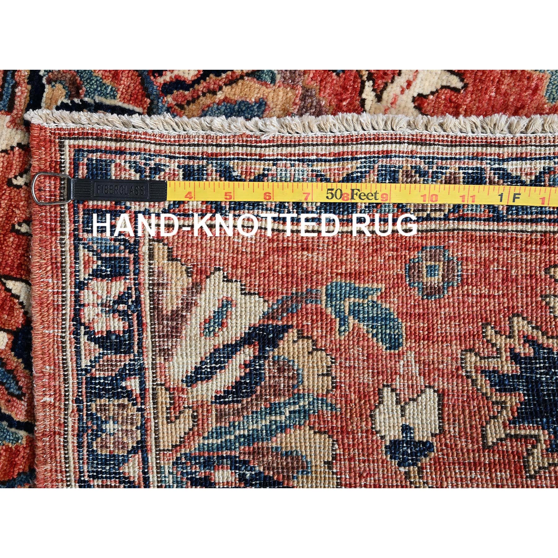 3'1"x5' Summer Fig Red, Northwest Persian Flower Design with Serrated Leafs, Aryana Grade, Vegetable Dyes, Soft Pile, High Mountain Wool, Hand Knotted, Densely Woven, Oriental Rug Sh1079