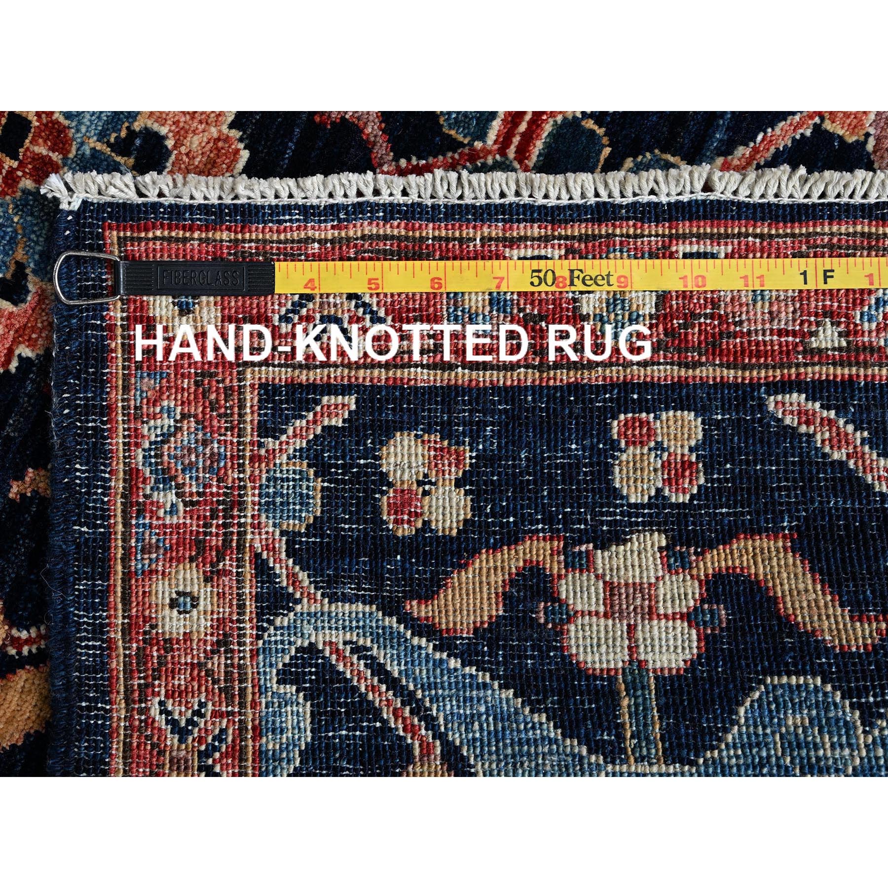 3'x5' Yale Blue, Northwest Persian with All Over Design, Aryana Collection, Vegetable Dyes, Soft Pile, High Mountain Wool, Hand Knotted, Densely Woven, Oriental Rug Sh1086