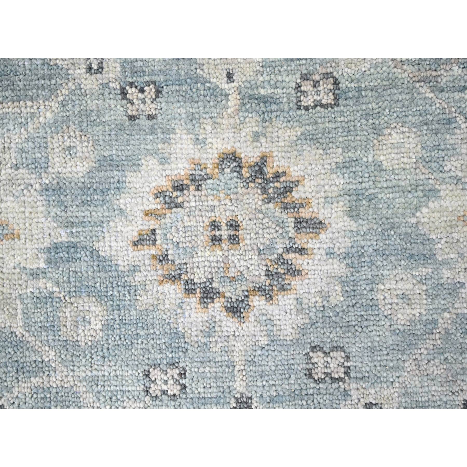 9'x12' Slate Gray, Oushak Design, Supple Collection, Tone On Tone, Hand Knotted, Soft Vibrant Wool, Plush and Lush, Oriental Rug Sh10240