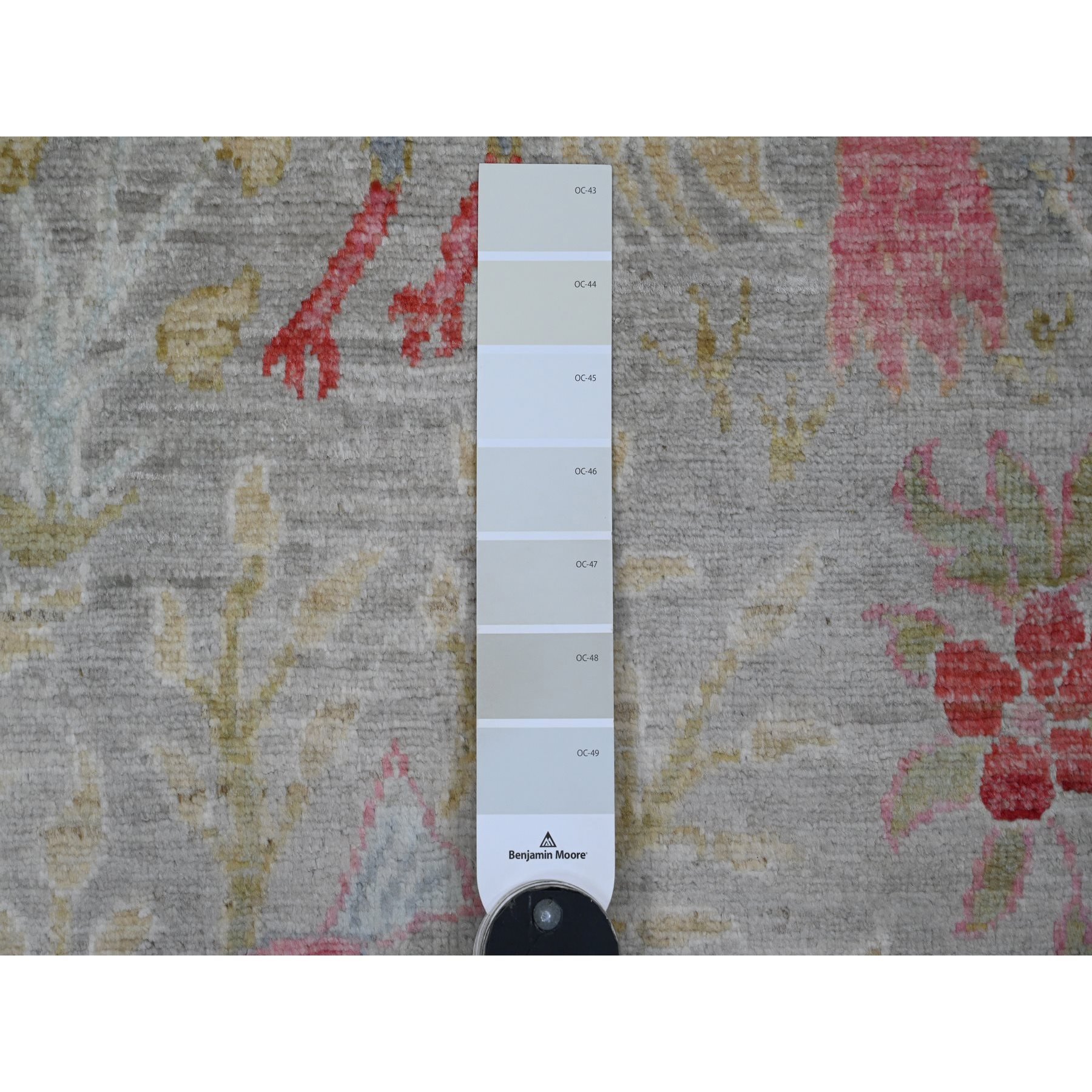 3'x23'10" Dark Vanilla Brown, Afghan Peshawar with Birds of Paradise Design, Soft Wool, Hand Knotted, Natural Dyes, XL Runner, Oriental Rug Sh20639
