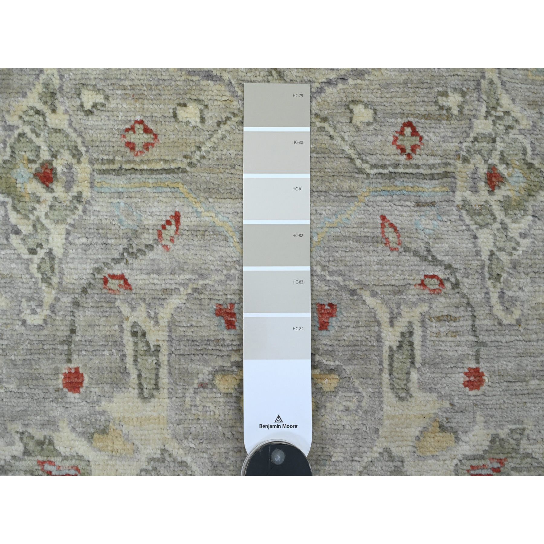 3'x5'1" Stone Gray, Peshawar with Bijar Garus Design, High Mountain Wool, Hand Knotted, Vegetable Dyes, Densely Woven, Oriental Rug Sh20923