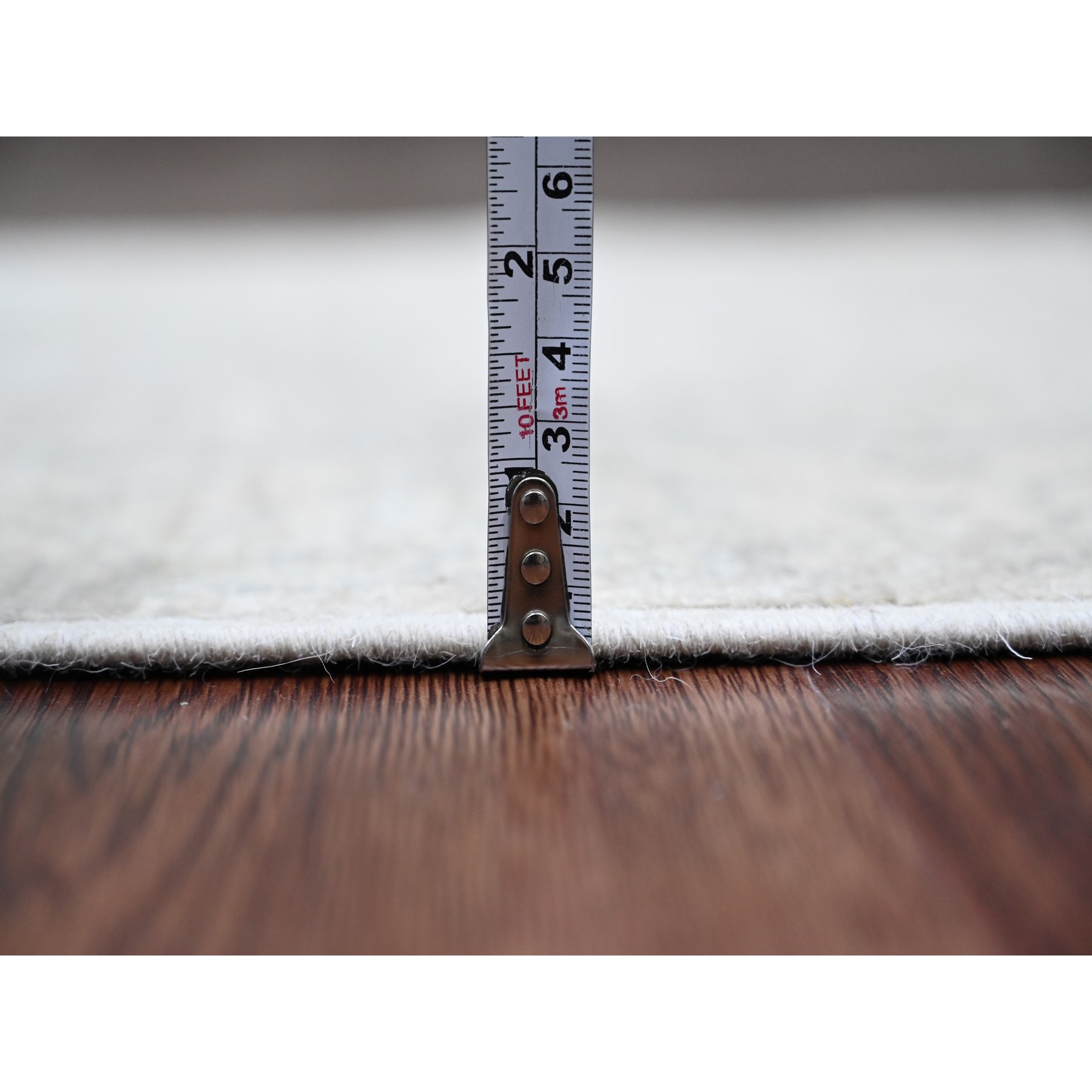 2'3"x29'4" Medium Gray, Peshawar with All Over Heriz Design, High Mountain Wool, Hand Knotted, Vegetable Dyes, Densely Woven, XL Runner, Oriental Rug Sh20926
