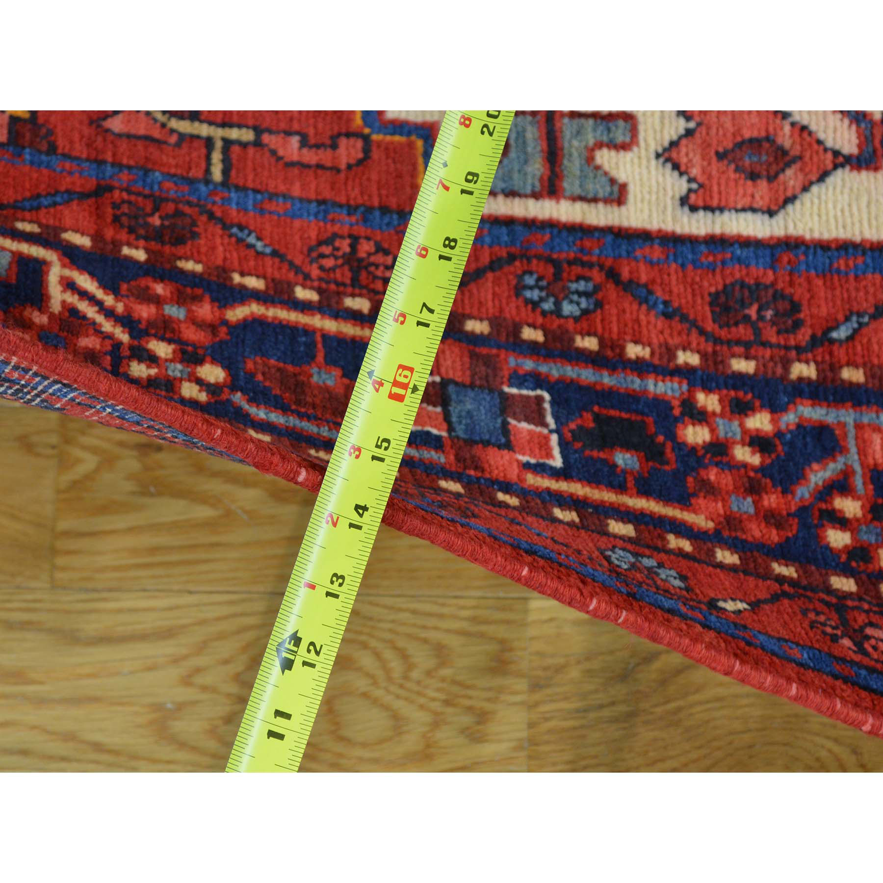 5.5- x 9- Pure Wool Persian Nahavand Handmade Full Pile Oriental Rug 