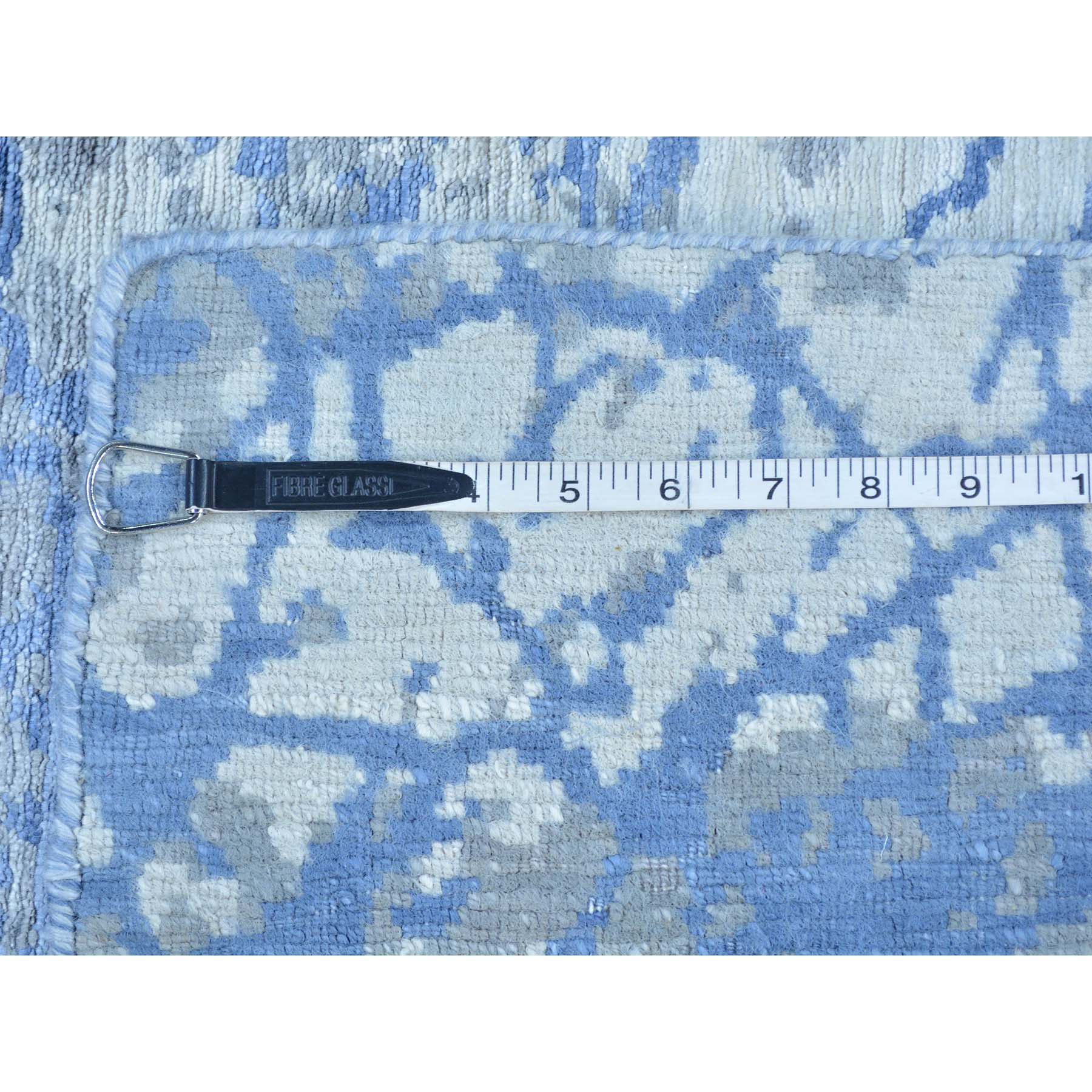 2- x 3- Abstract Design Modern Hand Knotted Art Silk Oriental Rug 