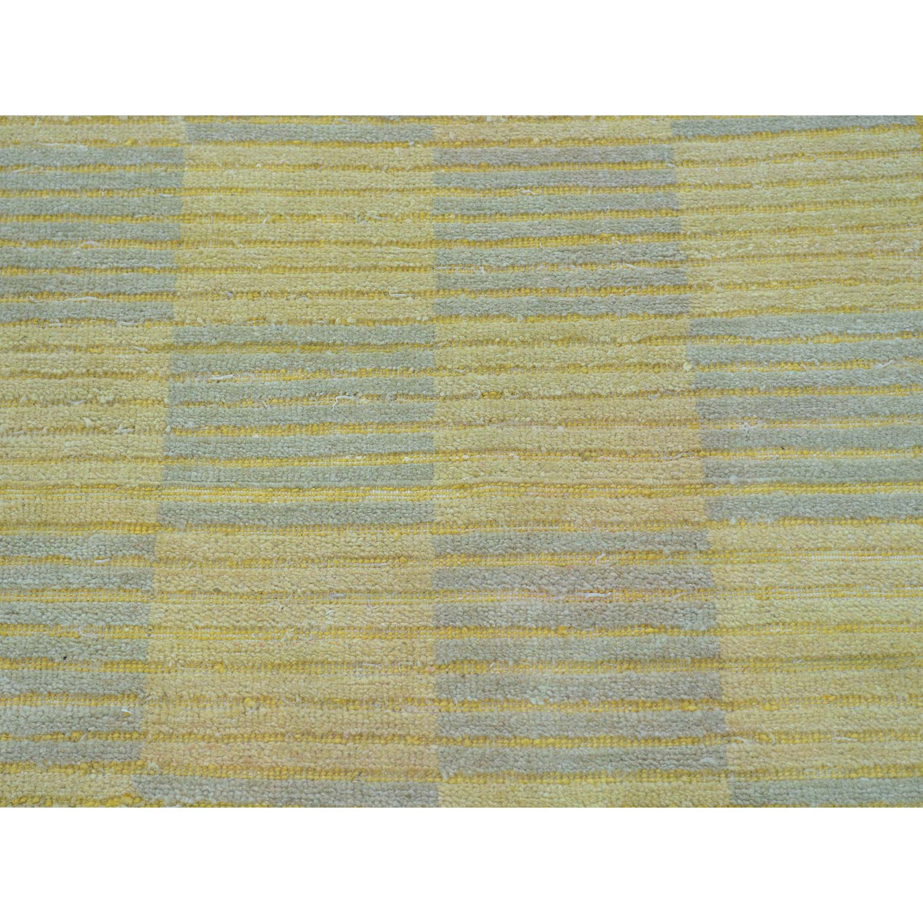 2-8 x7-10  Pure Wool Modern Gabbeh Raised Pile Runner Hand Knotted Rug 