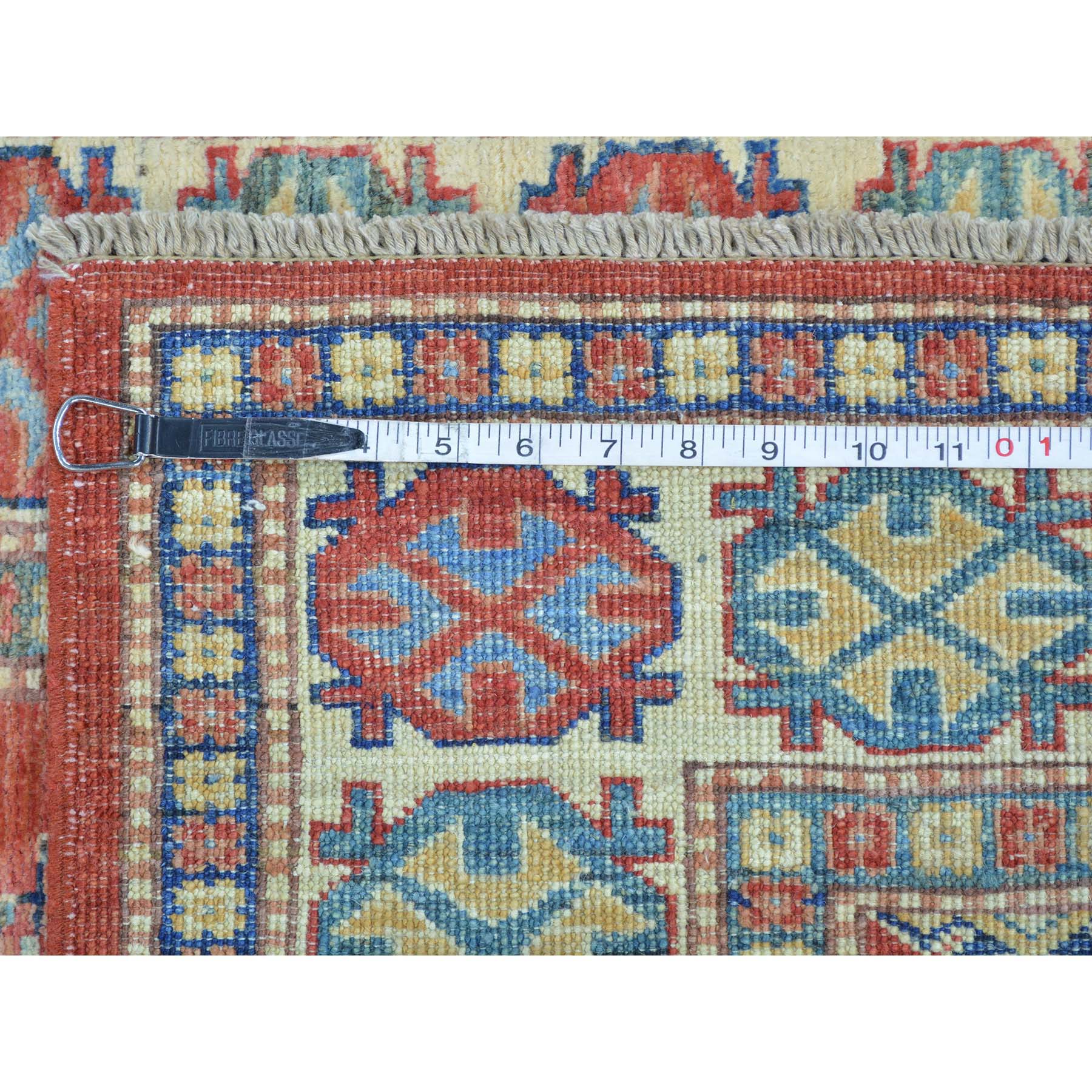 2-9 x10- Red Super Kazak Runner Pure Wool Hand Knotted Oriental Rug 