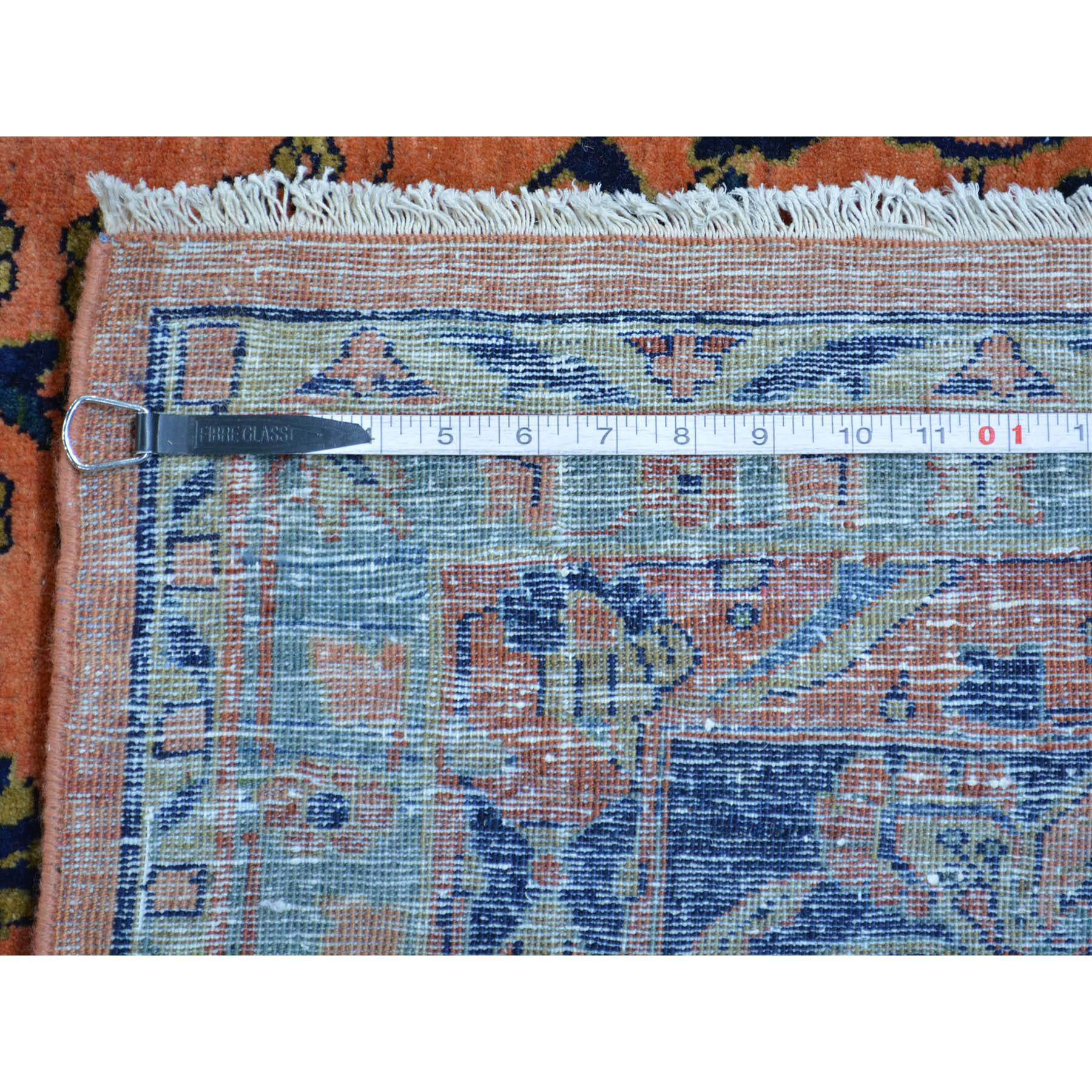12-3 x21-4  Antique Persian Maharajan Sarouk Full Pile Oversize Rug 