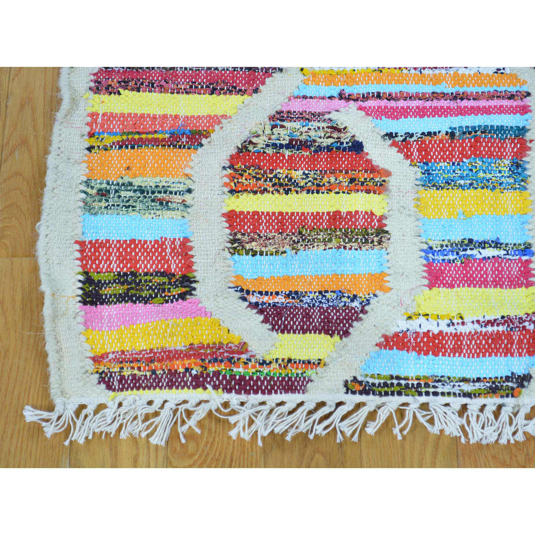 2-6 x8- Hand Woven Colorful Flat Weave Kilim Runner Oriental Rug 