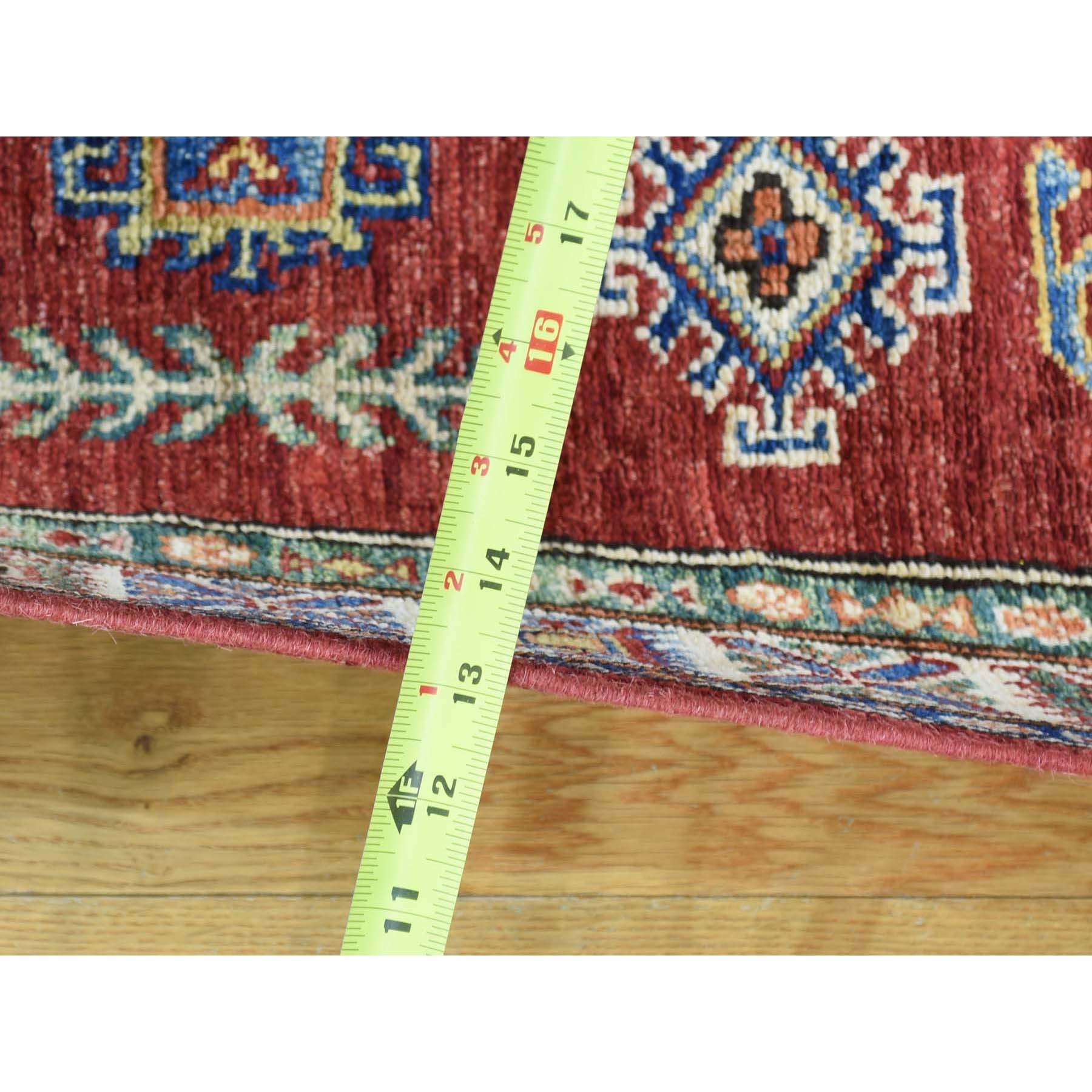 2-9 x17-6  Hand-Knotted Super Kazak XL Runner Pure Wool Oriental Rug 