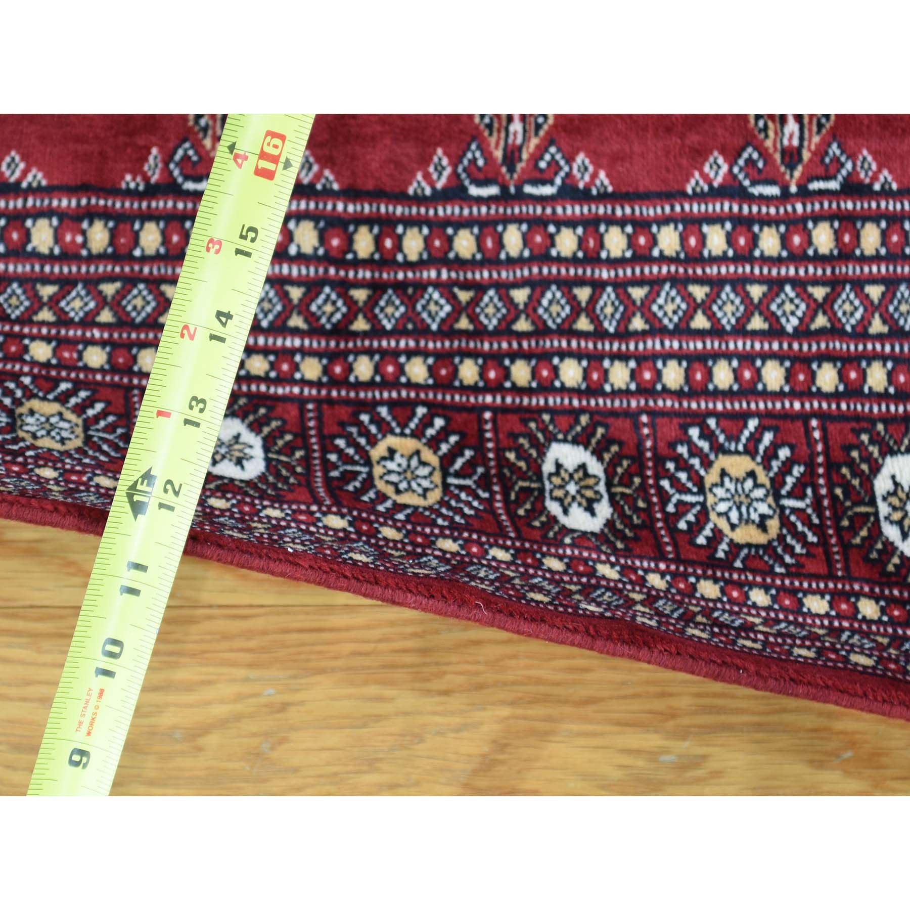 4-x6- Hand-Knotted High Quality Turkoman Bokara Pure Wool Oriental Rug 