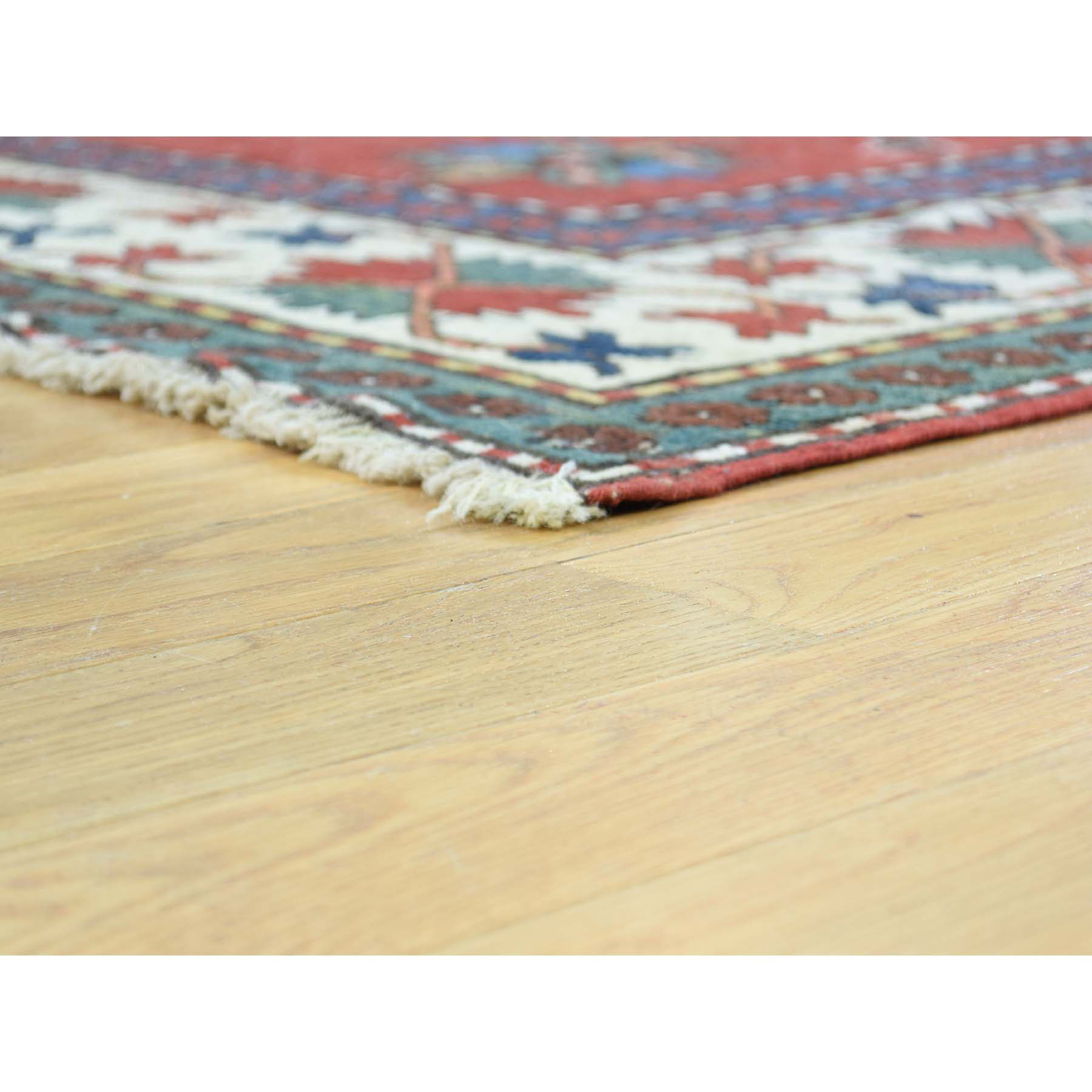 6-x8-9  Antique Kazak Exc Cond 100 Percent Wool Oriental Rug 