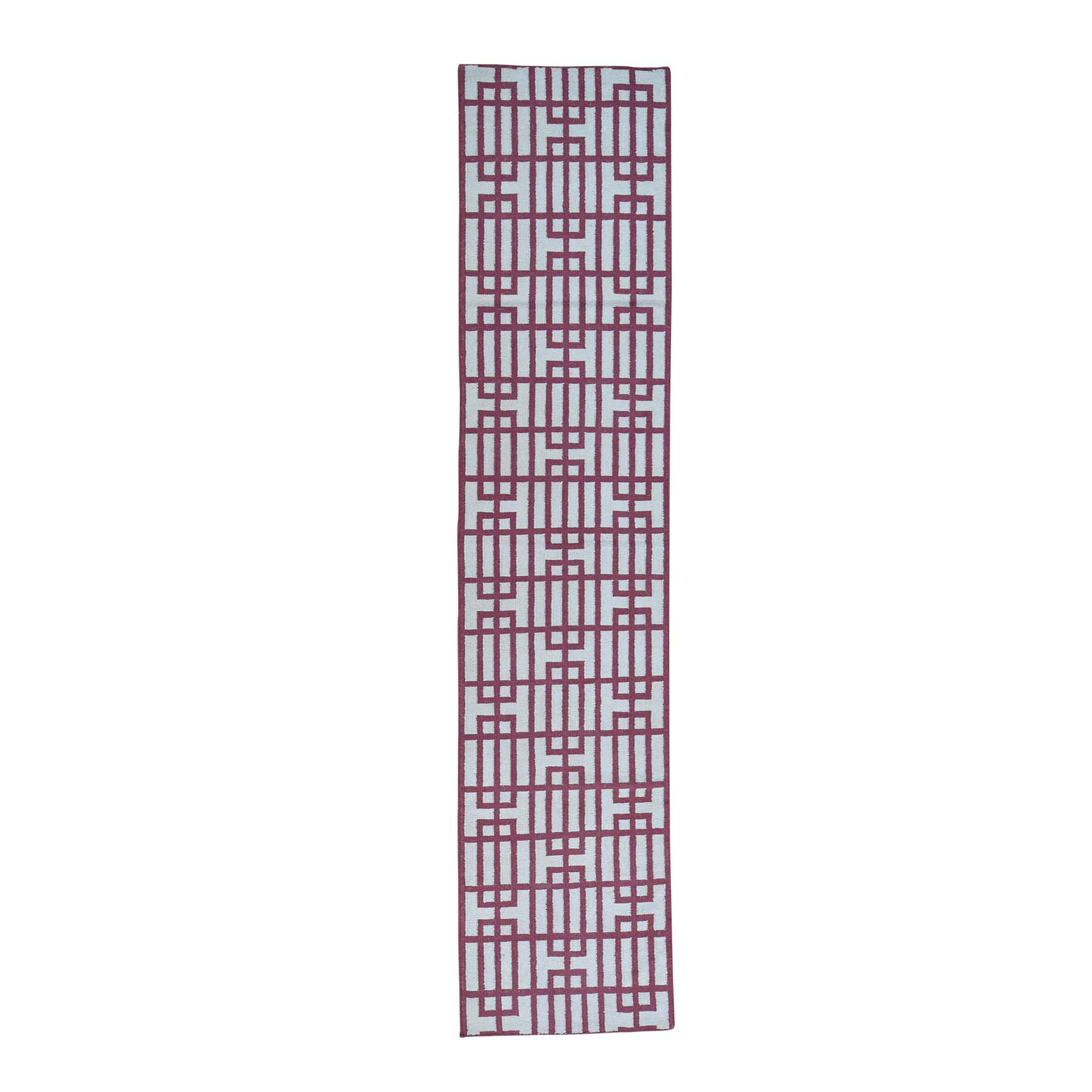 2-7 x11-9  Hand-Woven Runner Reversible Kilim Flat Weave Oriental Rug 