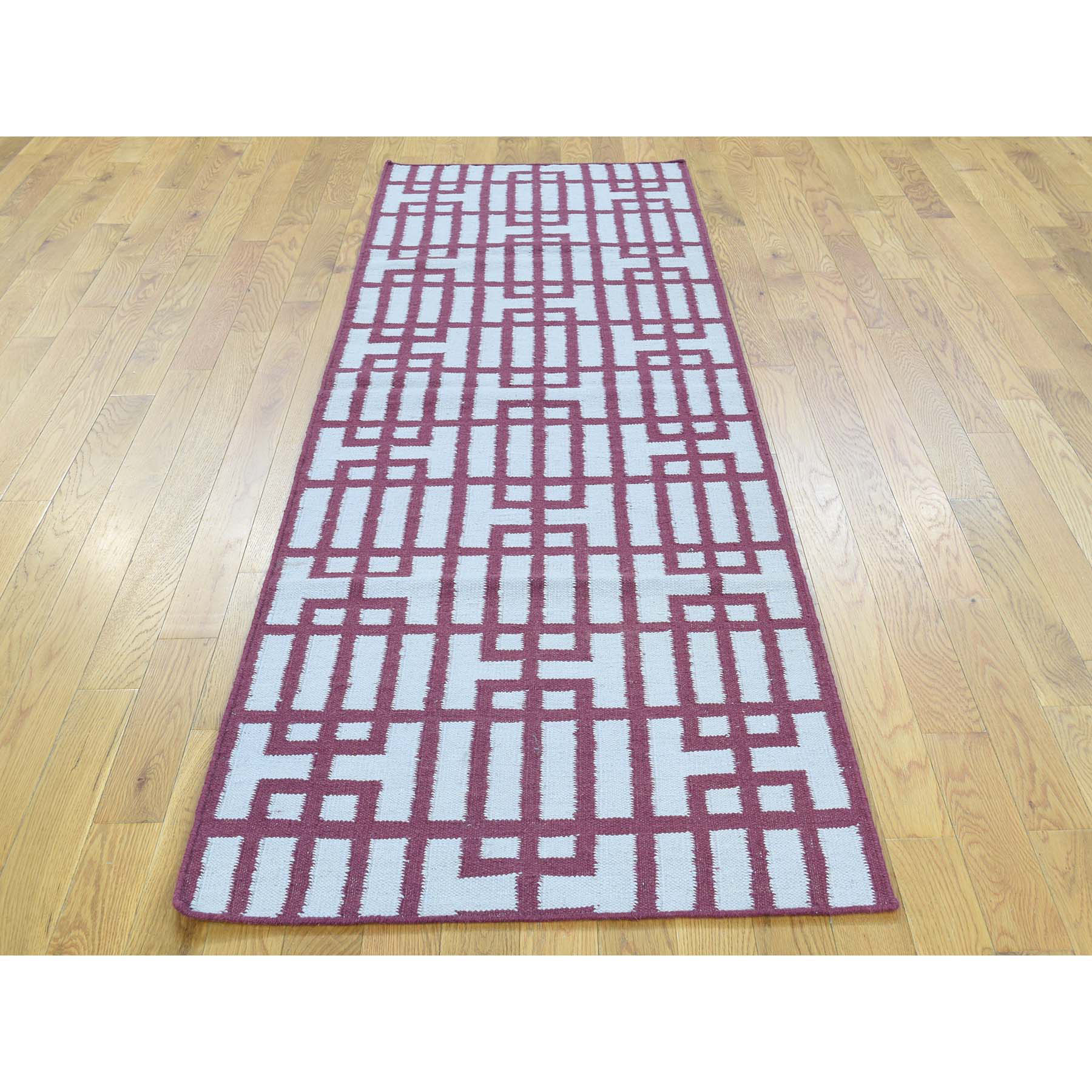 2-6 x8- Hand-Woven Reversible Kilim Flat Weave Oriental Runner Rug 