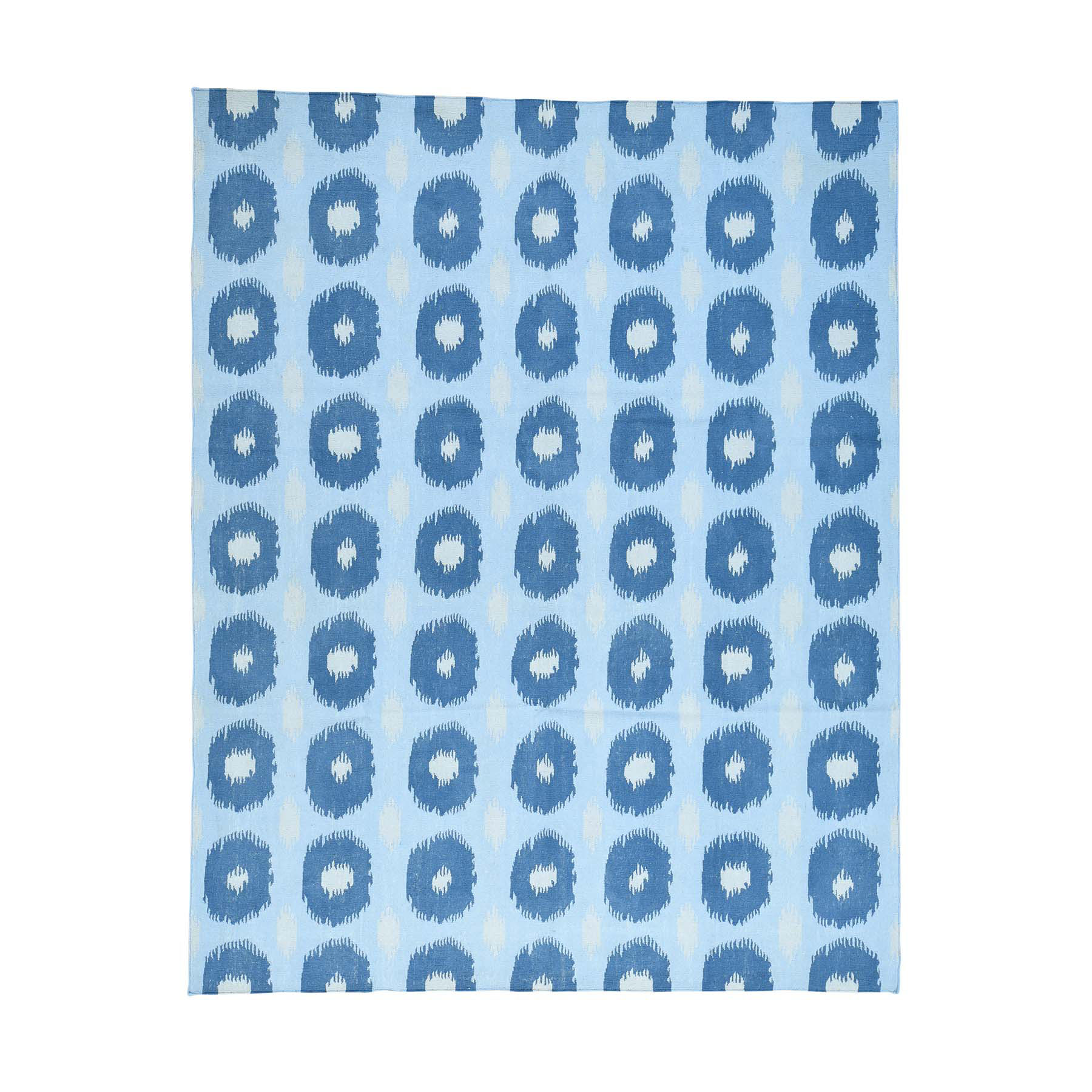 8-x10- Hand-Woven Flat Weave Pure Wool Reversible Kilim Oriental Rug 