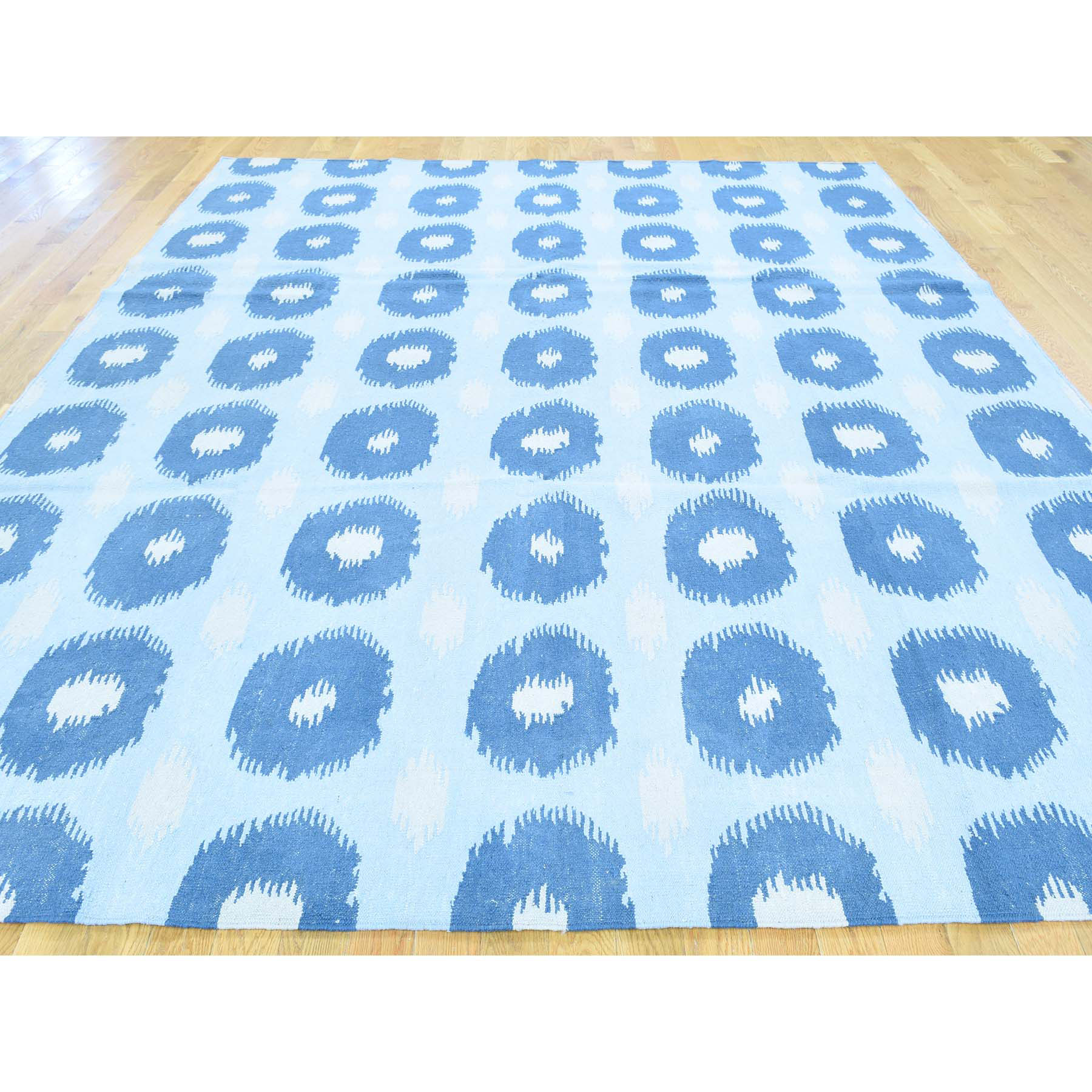 8-x10- Hand-Woven Flat Weave Pure Wool Reversible Kilim Oriental Rug 