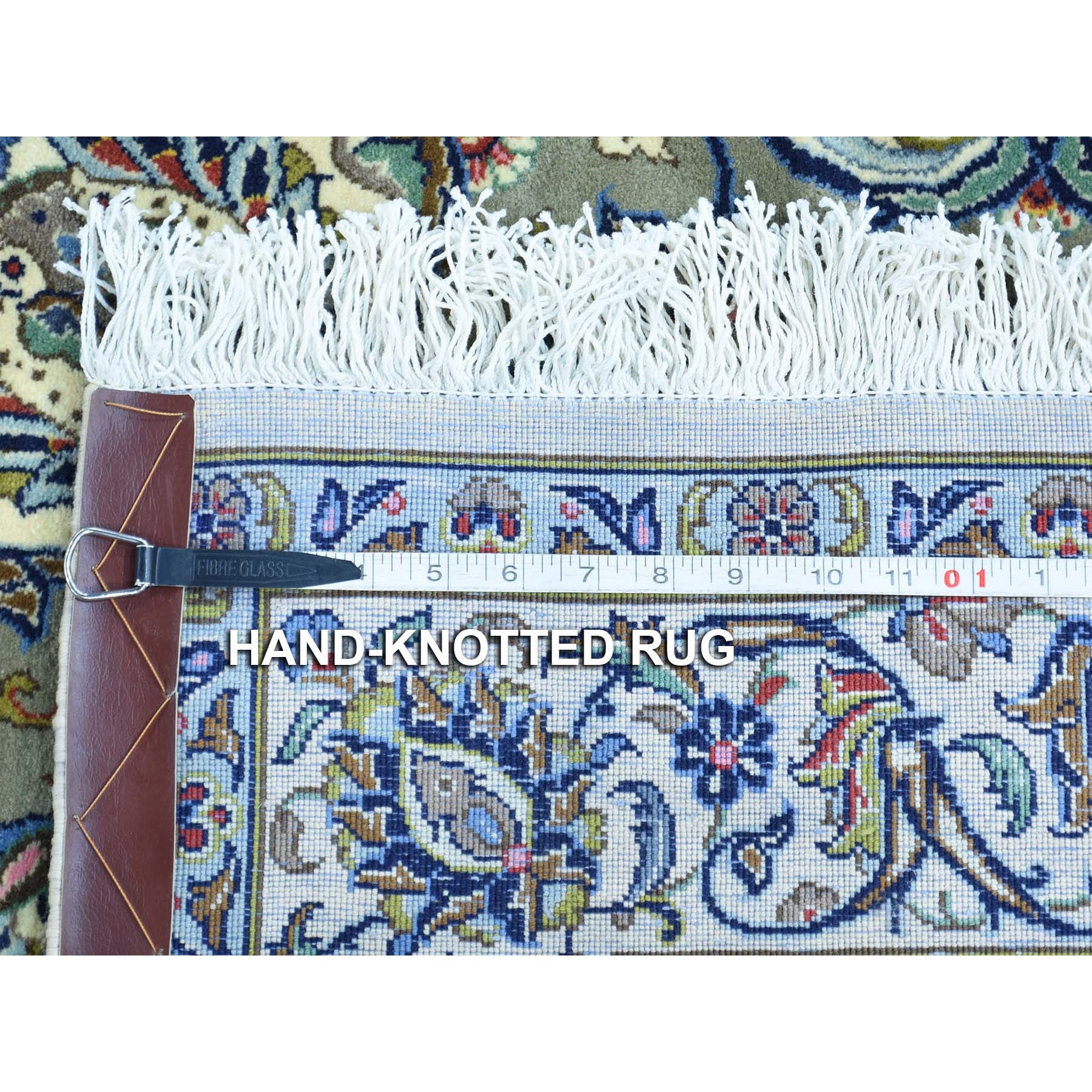 16-5 x26- Oversize Persian Kashan Silk Flowers Sheikh Safi Design Rug 