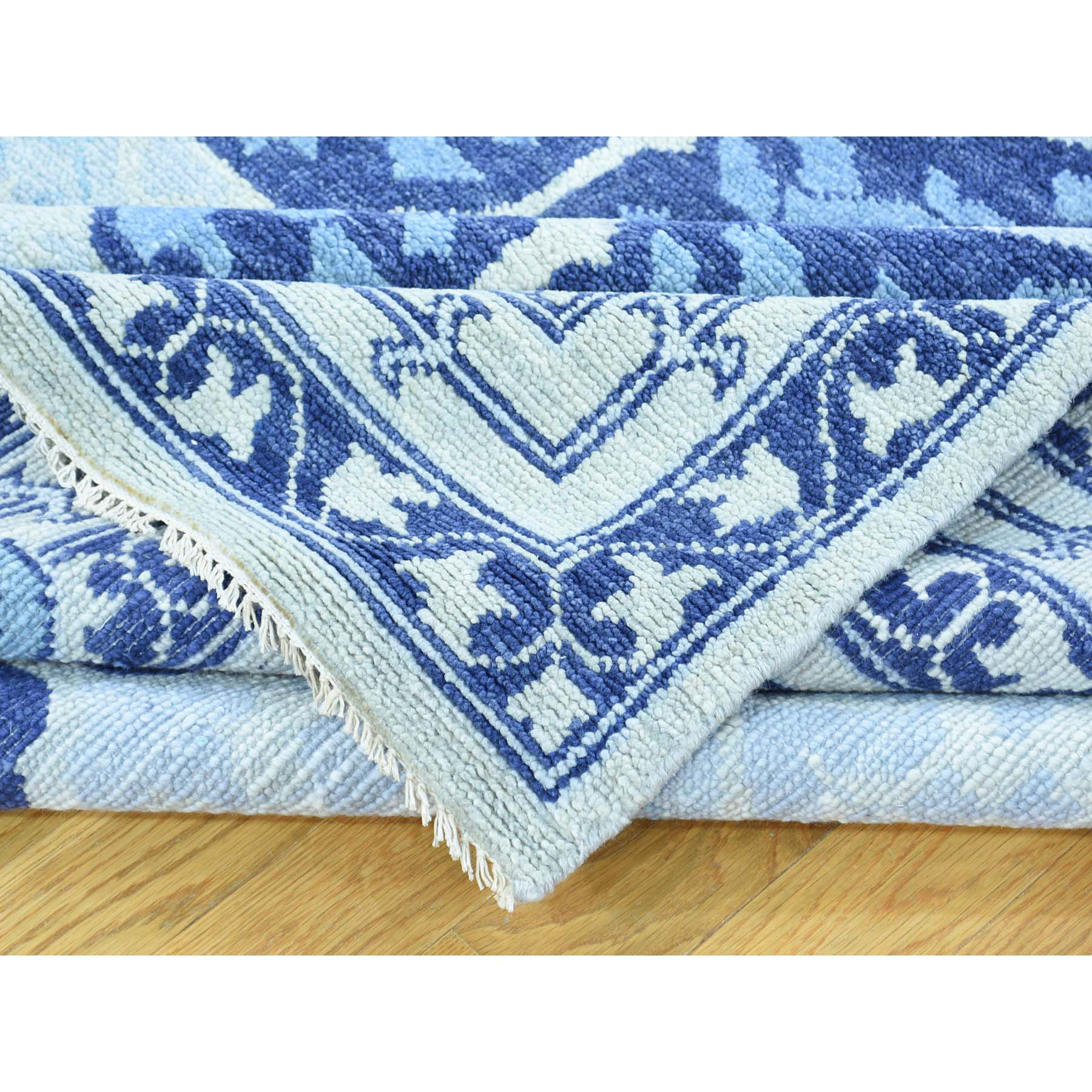 8-1 x10- Hand-Knotted Hand Spun Wool Arts And Crafts Oriental Rug 
