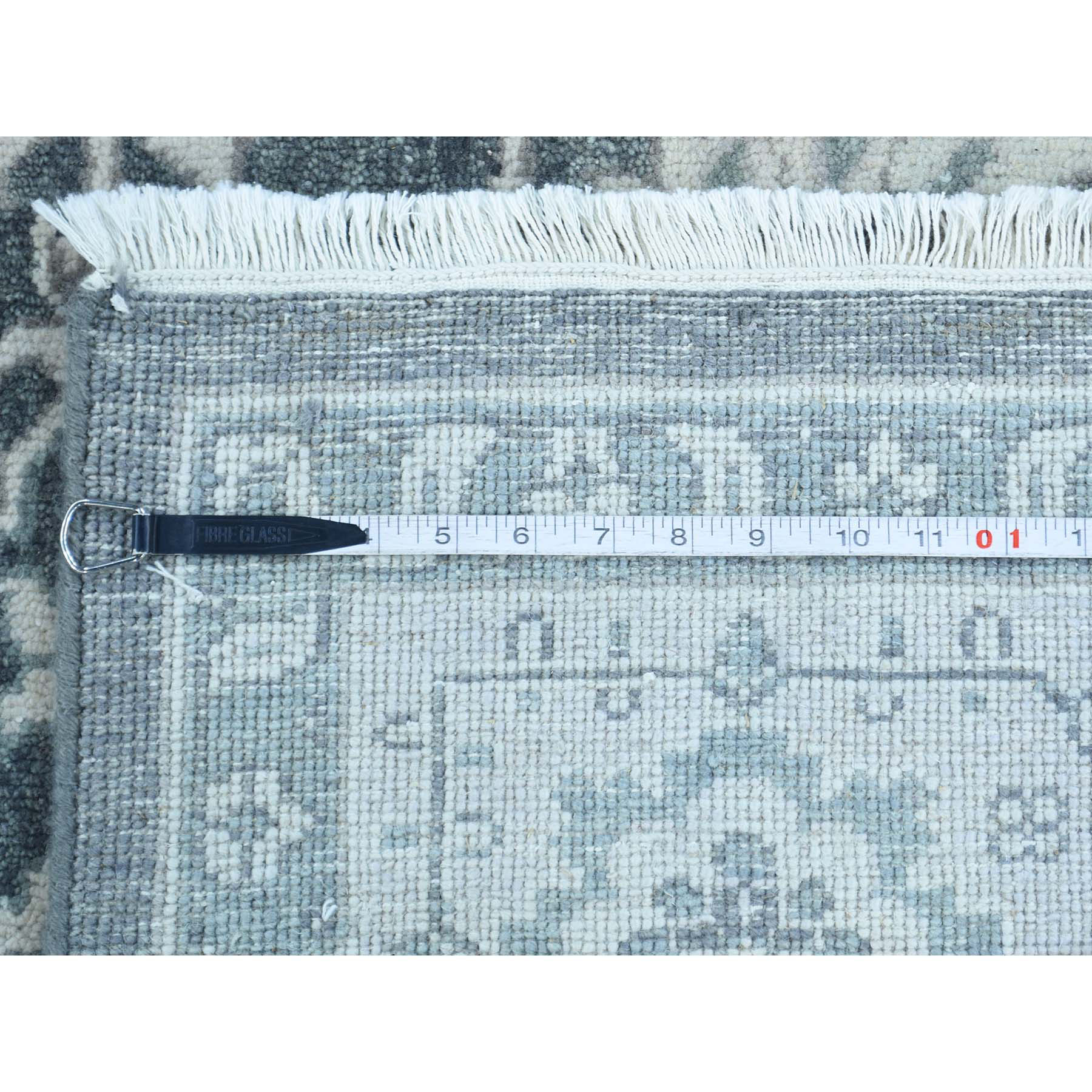 8-x10-1  Silver Wash Serapi Heriz Hand-Knotted Pure Wool Oriental Rug 
