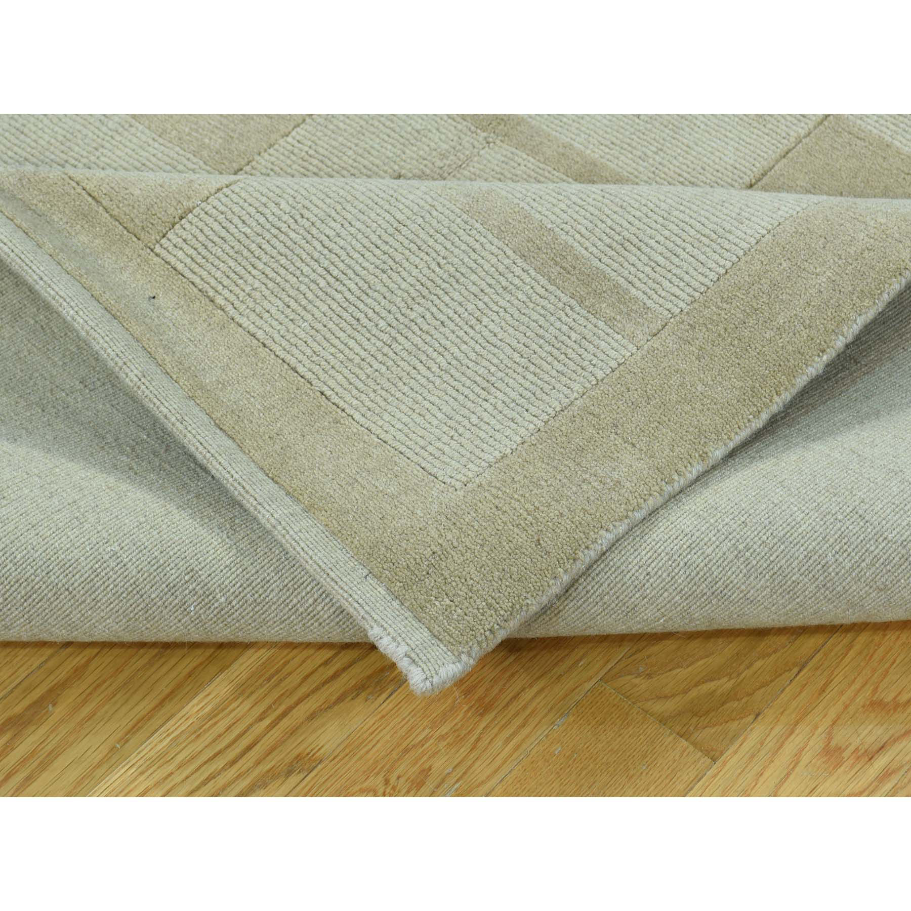 5-x8-2  On Clearance Hand-Knotted Pure Wool Modern Nepali Cut And Loop Oriental Rug 