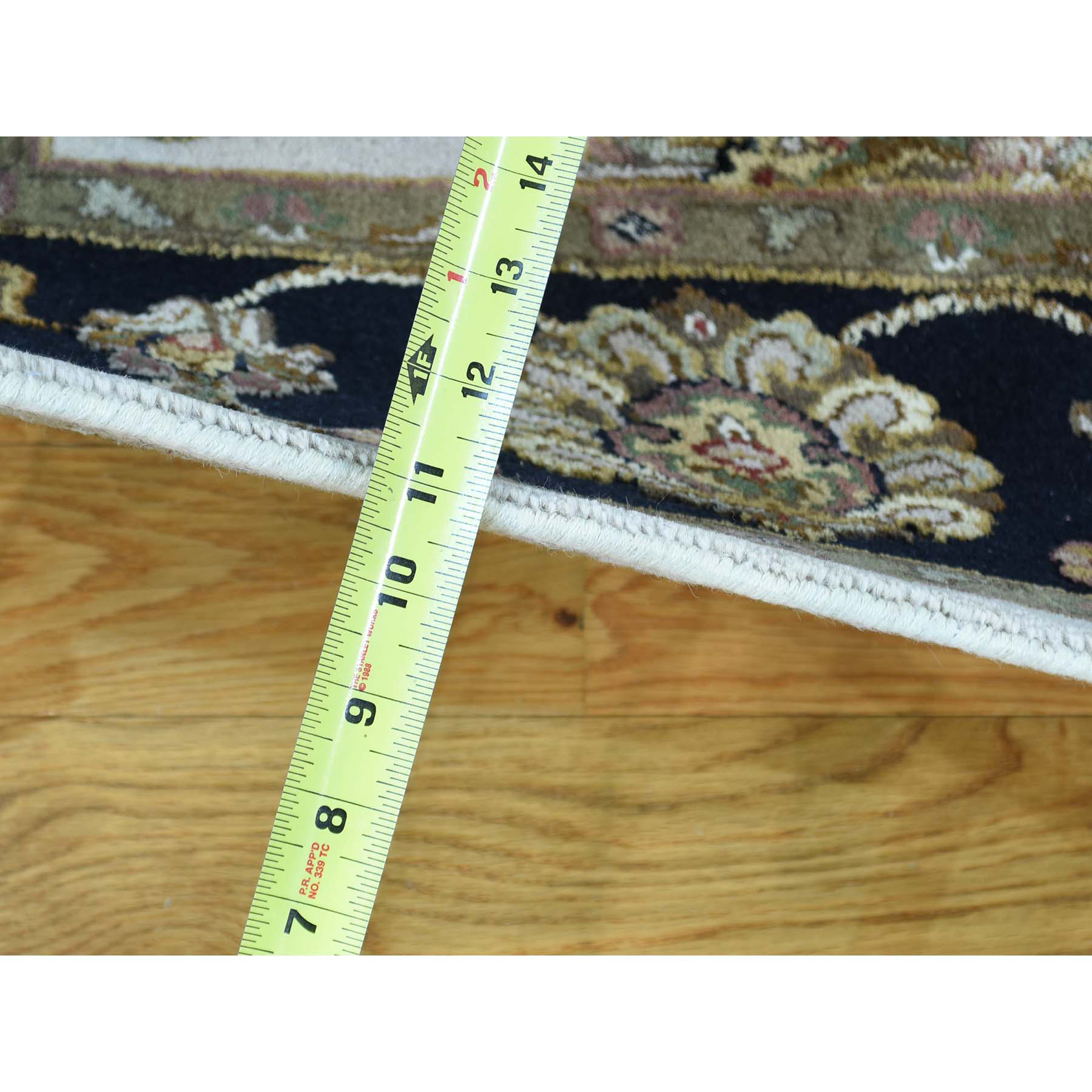5-1 x7- Half Wool And Half Silk Hand-Knotted Rajasthan Oriental Carpet 