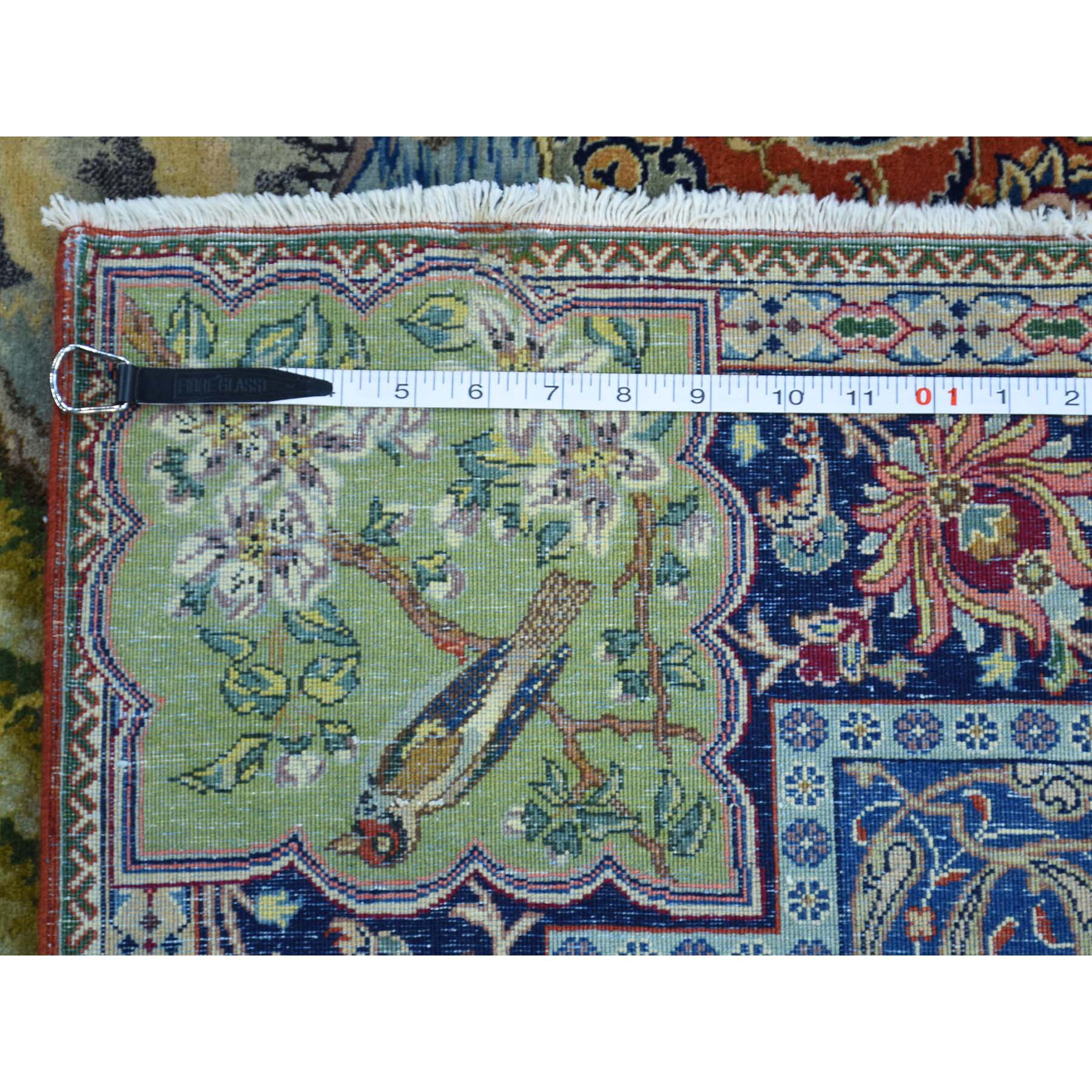 4-7 x5-4  Antique Persian Tabriz Pictorial Mint Cond Oriental Rug 