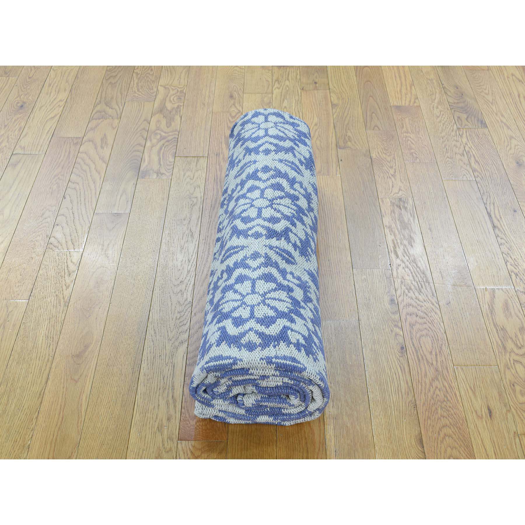 5-1 x7-4  Reversible Kilim Flat Weave Hand-Woven Pure Wool Oriental Rug 