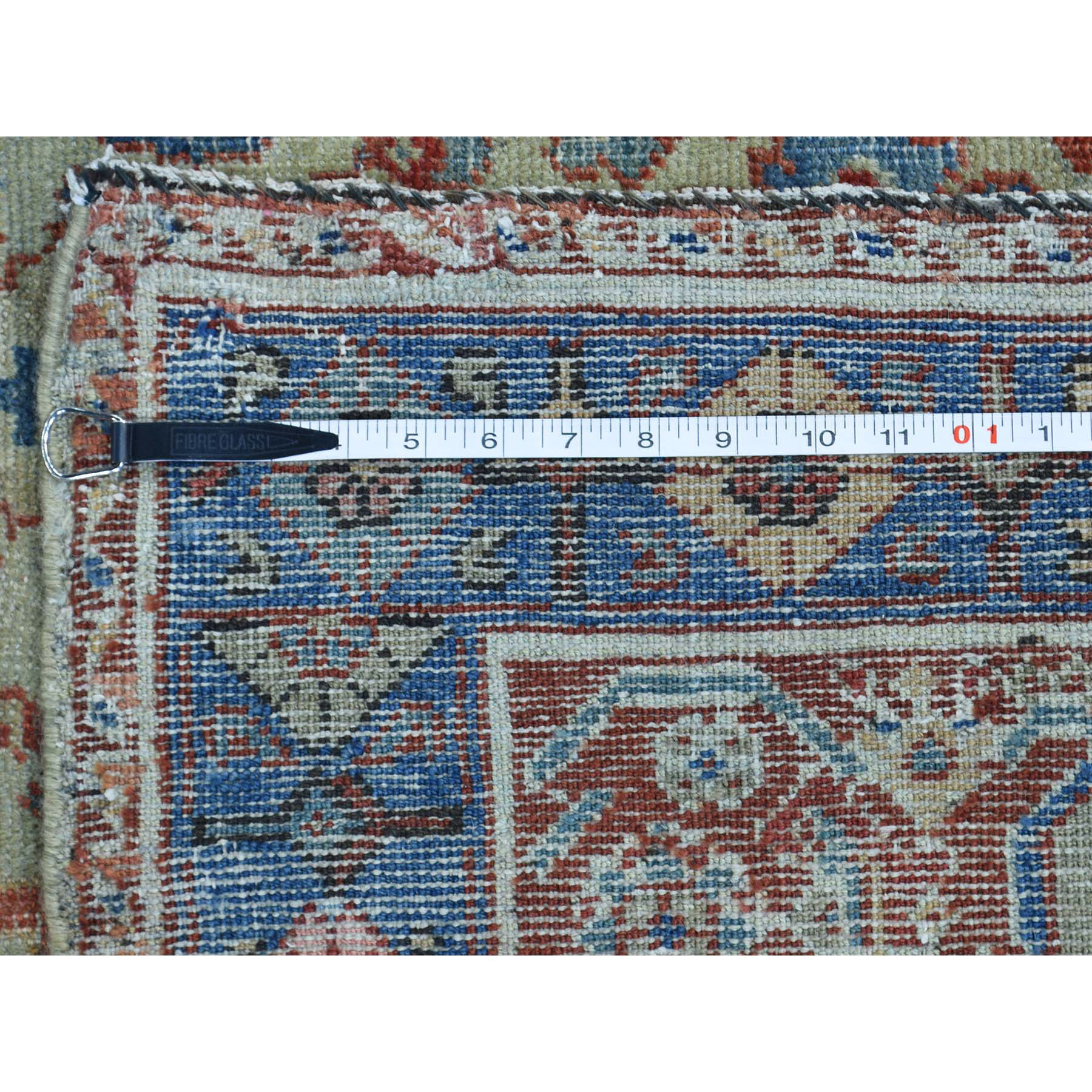 13-10 x19-7  Handmade Antique Persian Mahal Some Wear Oversize Rug 