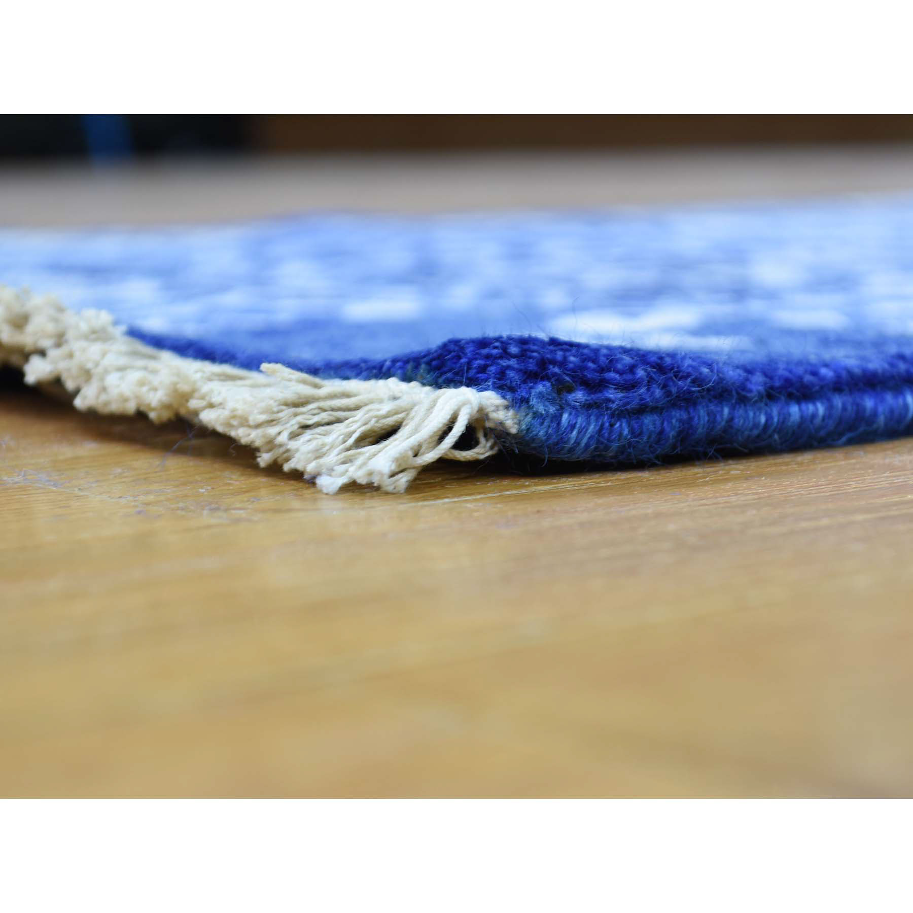 2-6 x17- Wool and Silk Tone on Tone Tabriz Handmade XL Runner Rug 