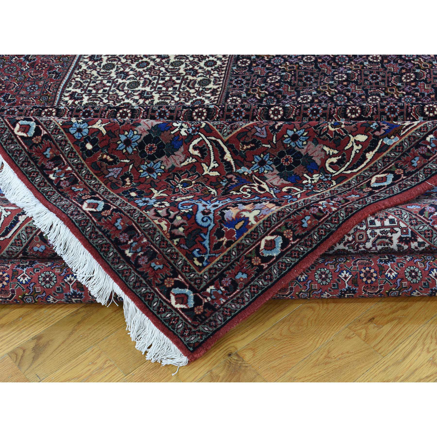 11-5 x15-10  Handmade Oversize Persian Bijar 400 Kpsi Wool And Silk Rug 
