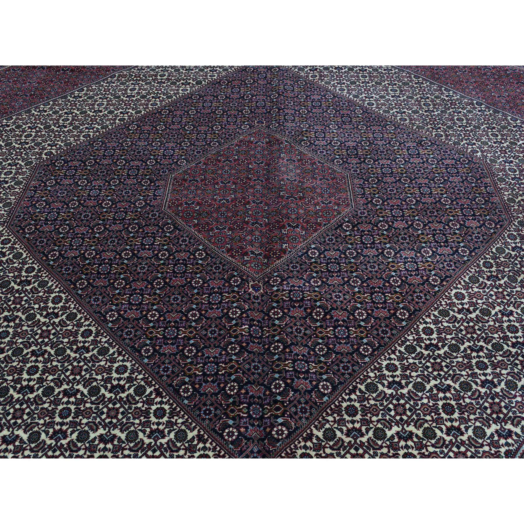 11-5 x15-10  Handmade Oversize Persian Bijar 400 Kpsi Wool And Silk Rug 
