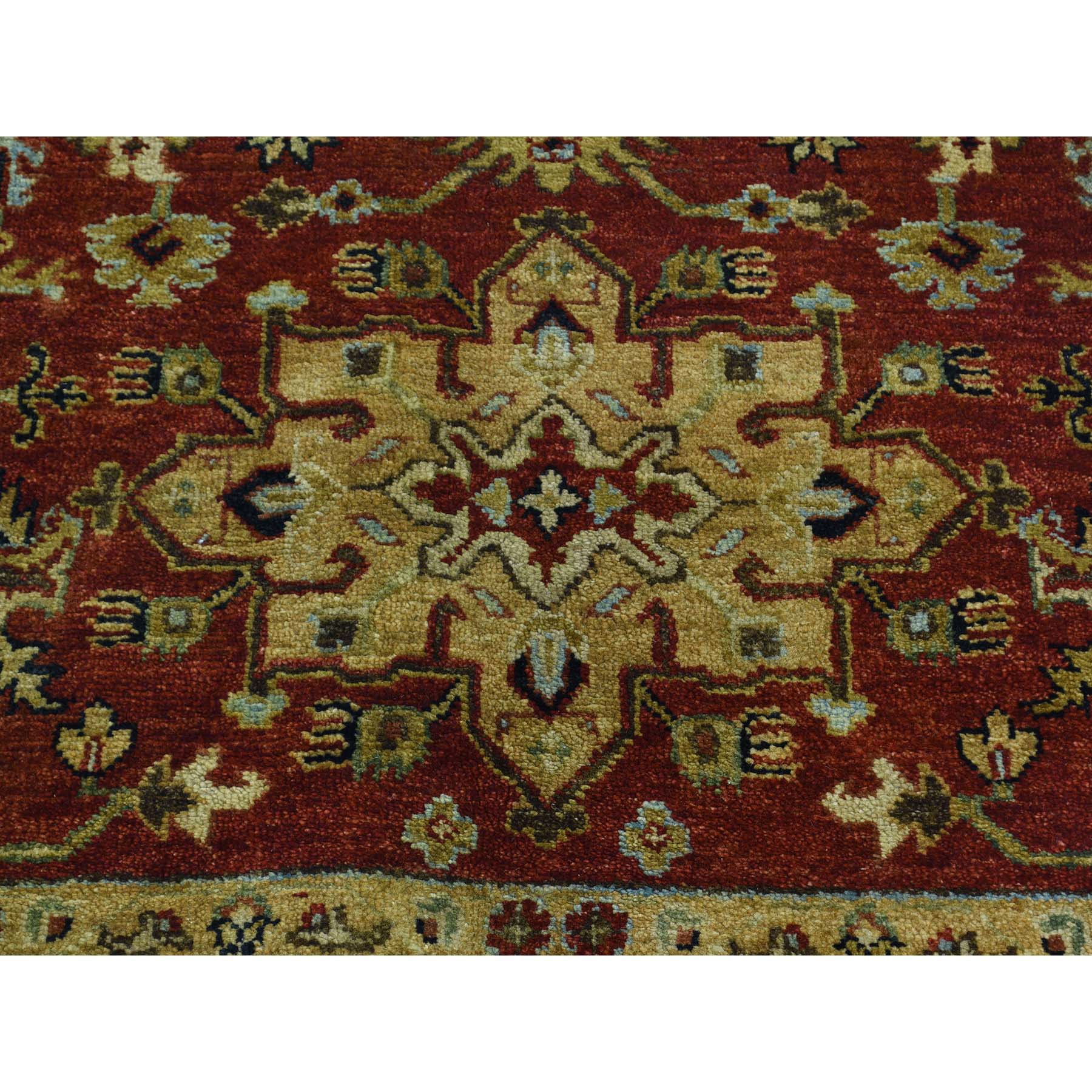 11-9 x15- Hand-Knotted 100 Percent Wool Karajeh Oversize Oriental Rug 