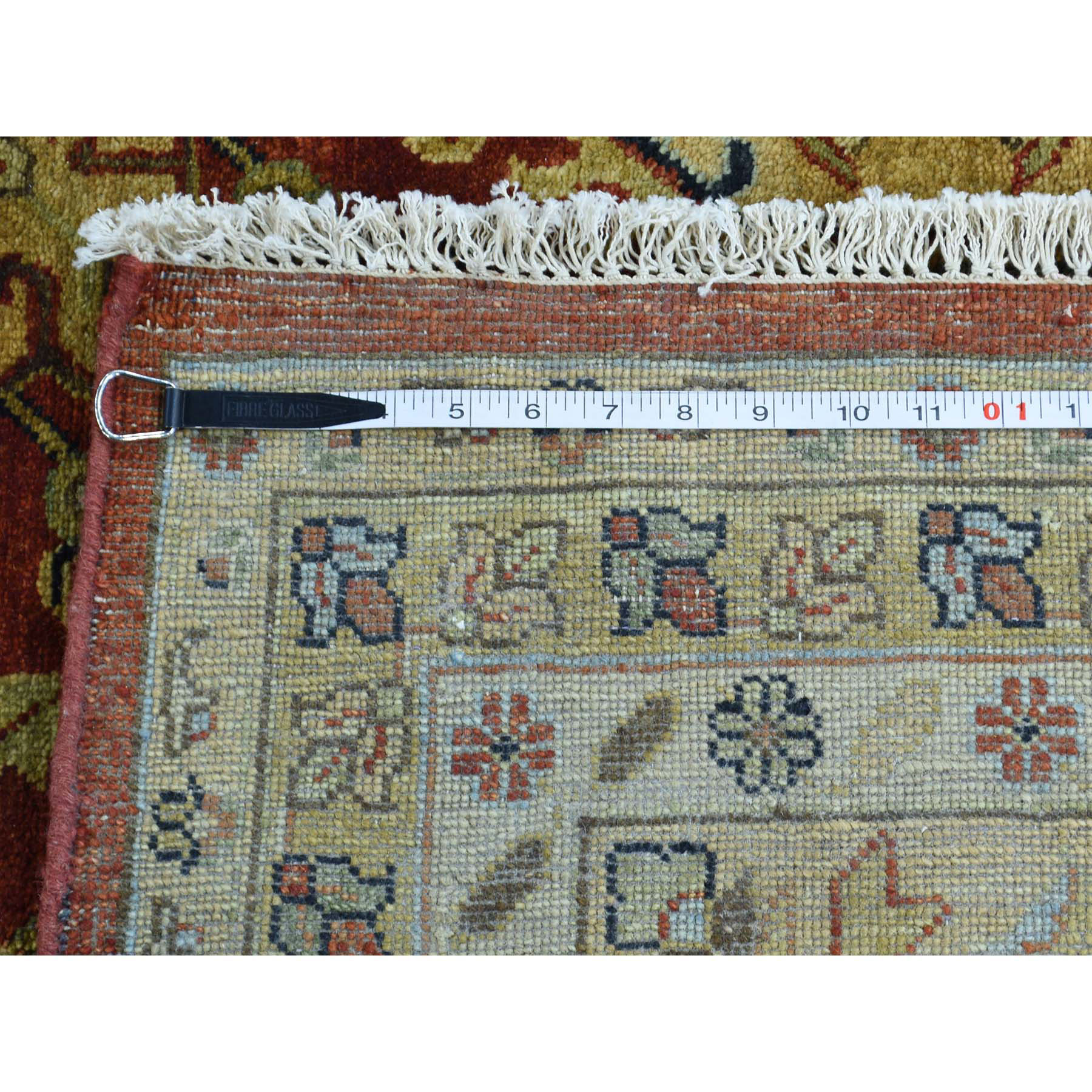 11-9 x15- Hand-Knotted 100 Percent Wool Karajeh Oversize Oriental Rug 