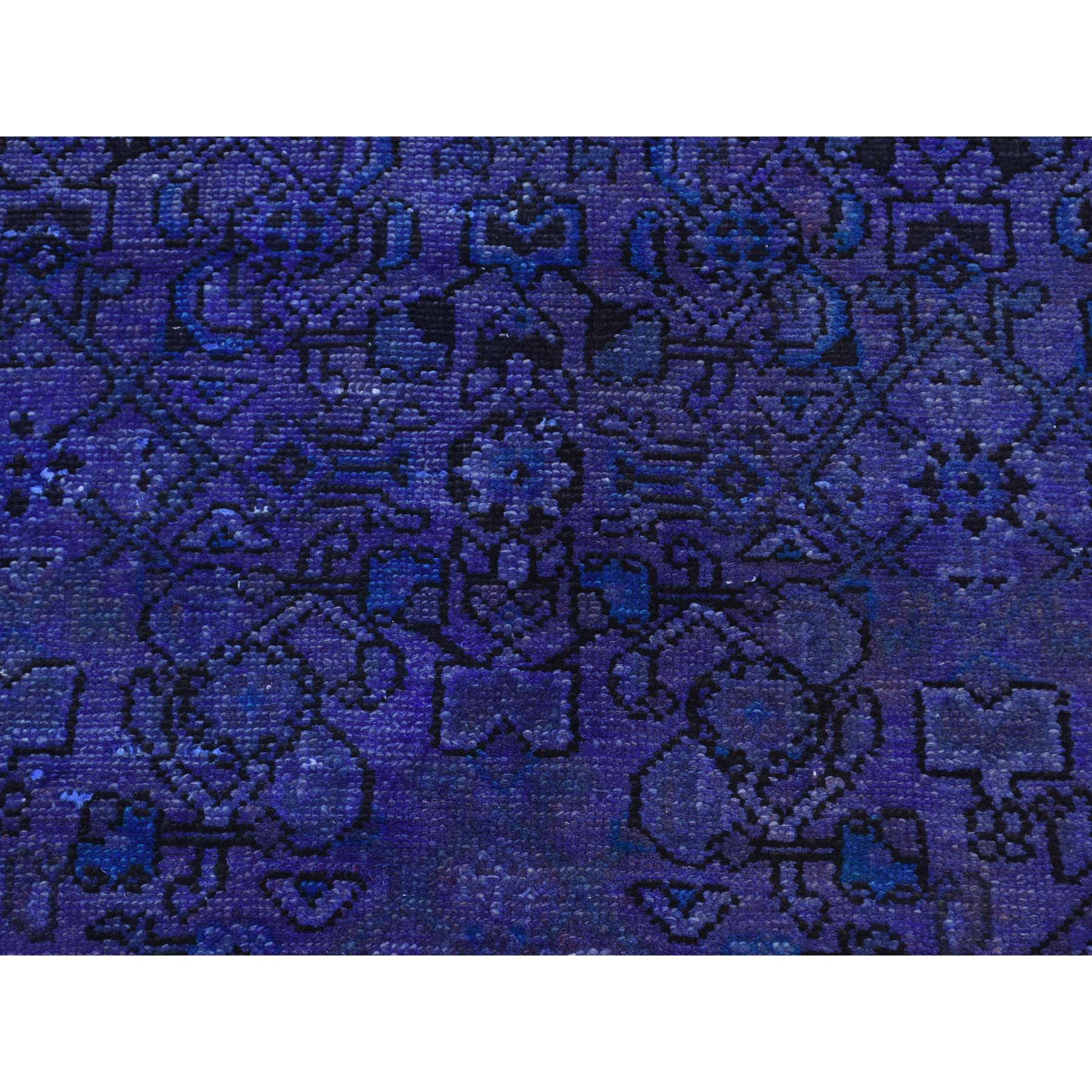 5-x9-10  On Clearance Handmade Persian Hussainabad Overdyed Worn Wide Runner Rug 