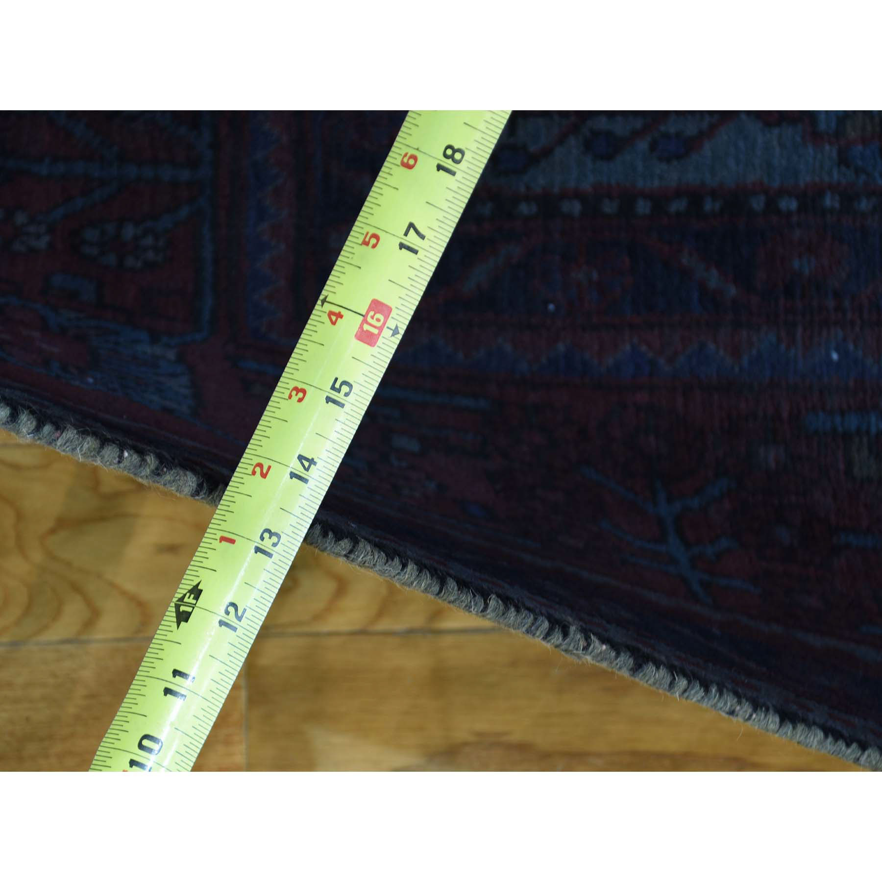 5-2 x9-2  On Clearance Handmade Overdyed Nahavand Worn Oriental Wide Runner Rug 