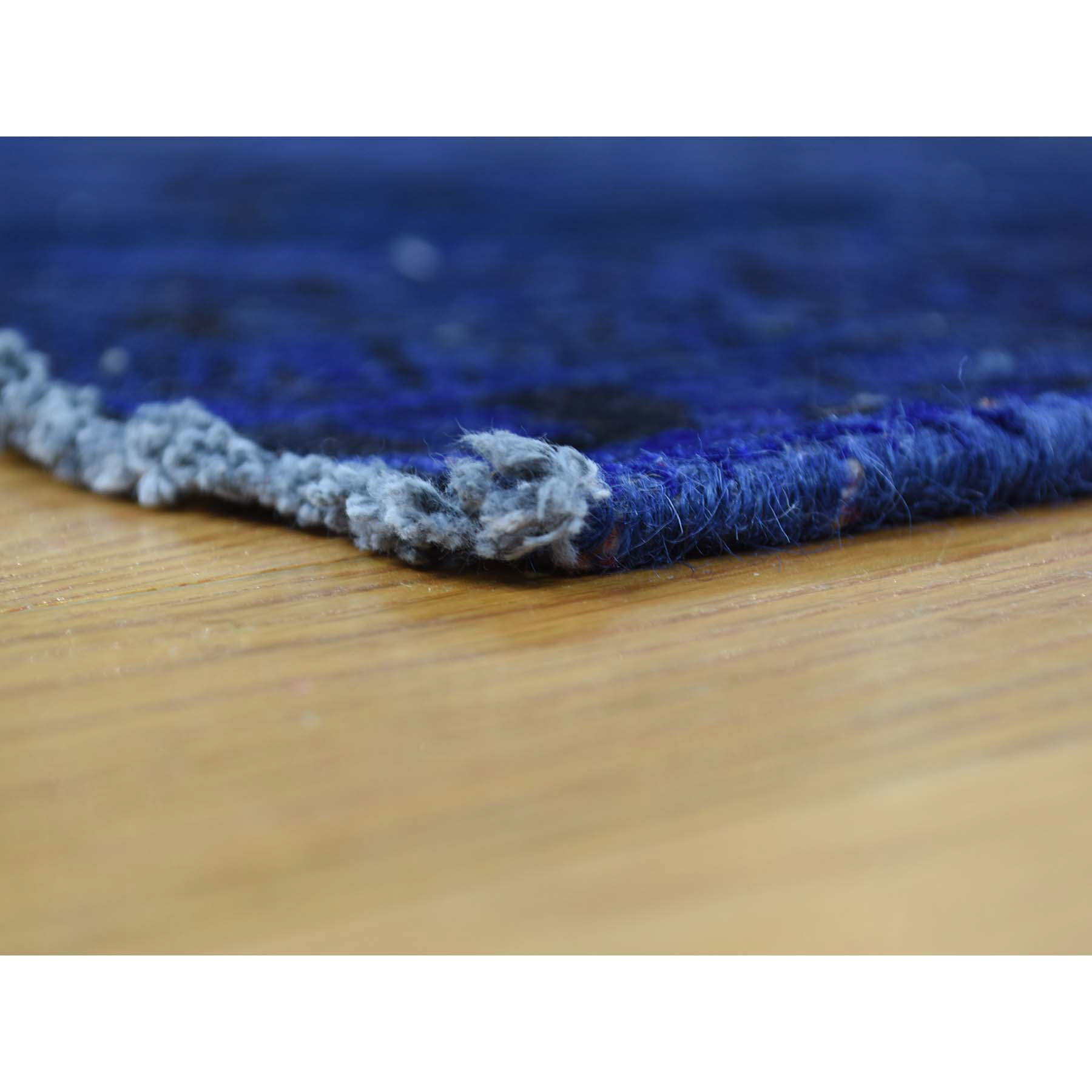 5-2 x9-2  On Clearance Handmade Overdyed Hamadan Worn Pure Wool Wide Runner Rug 