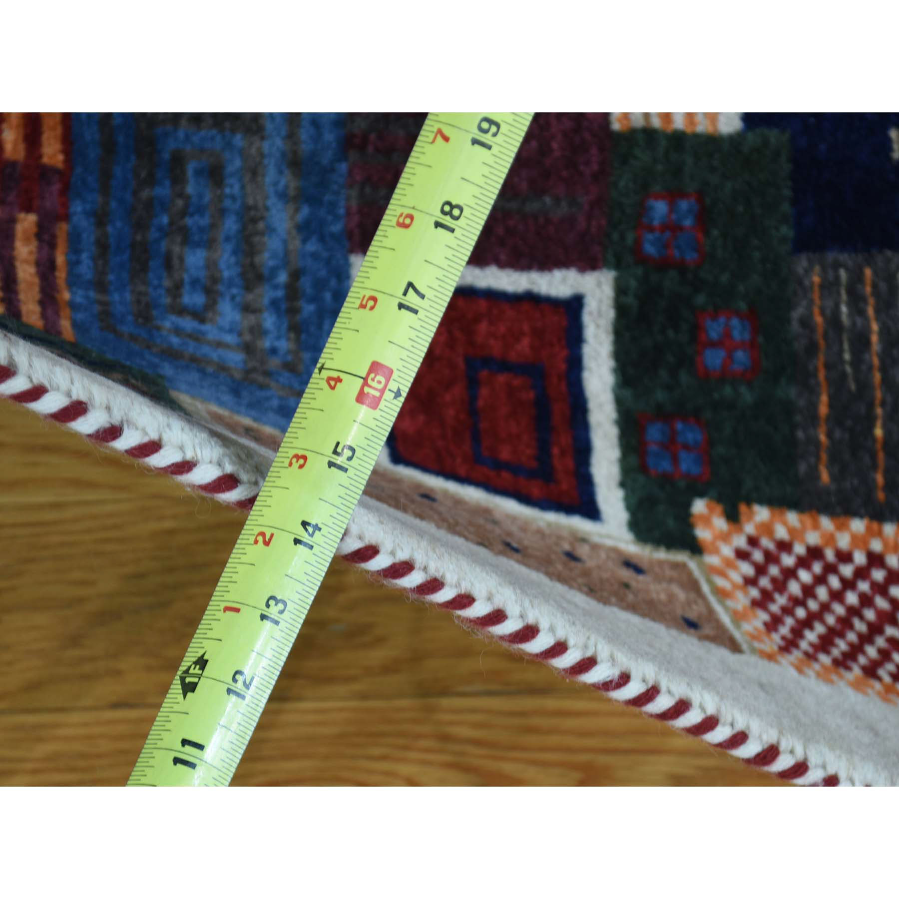 2-10 x4-3  Hand-Knotted 100 Percent Wool Lori Buft Gabbeh Oriental Rug 