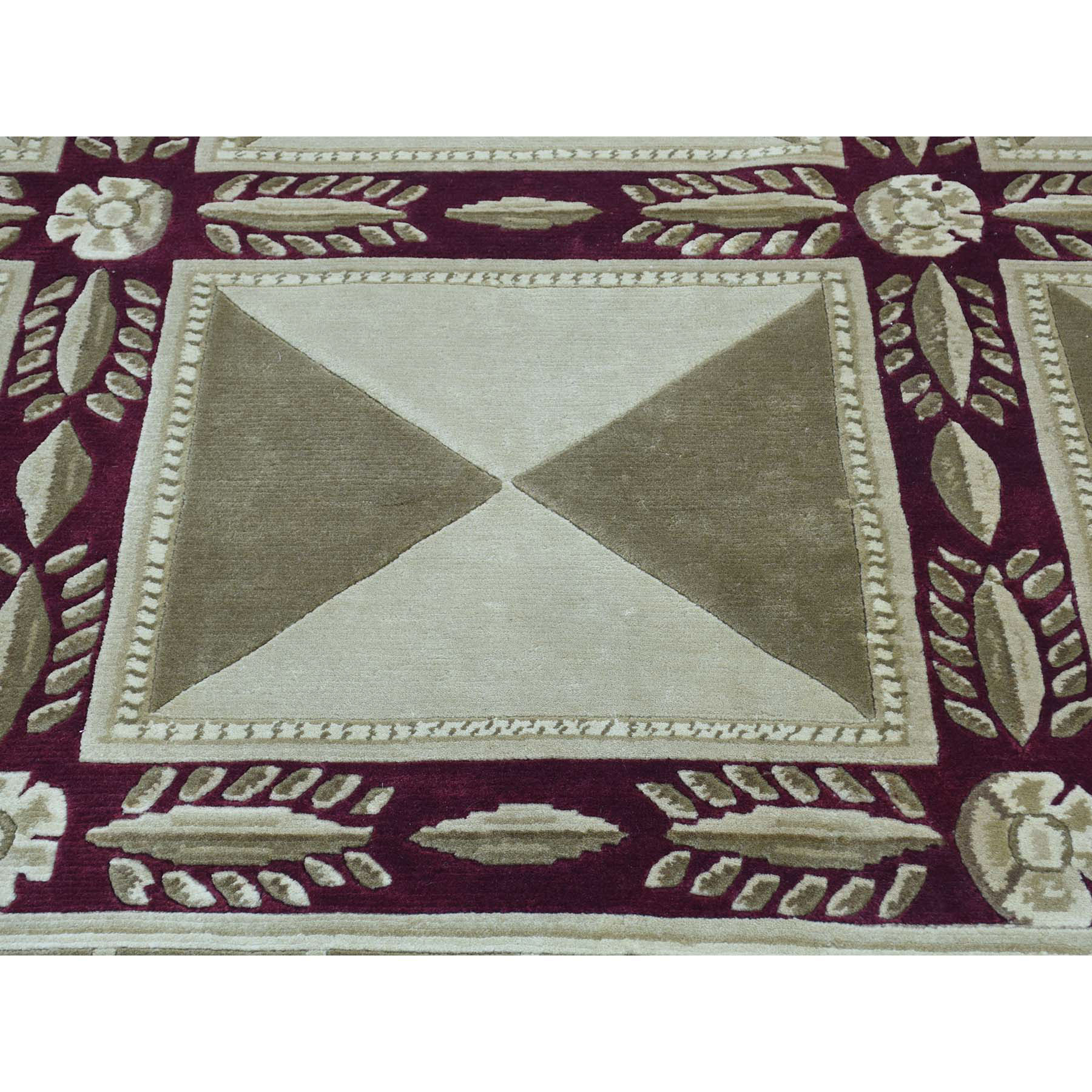10-x13-9  Handmade Neo Classic Design Nepali Modern Oriental Rug 