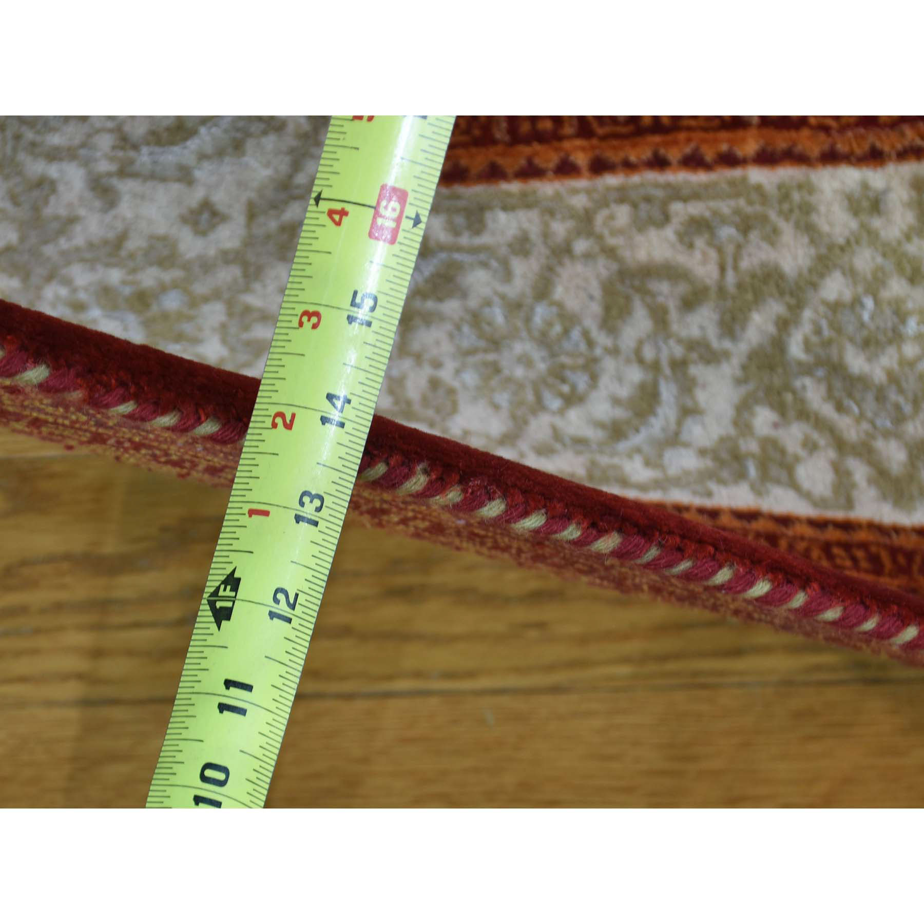 9-10 x13- Tabriz Mahi Tone on Tone Wool and Silk Handmade Rug 