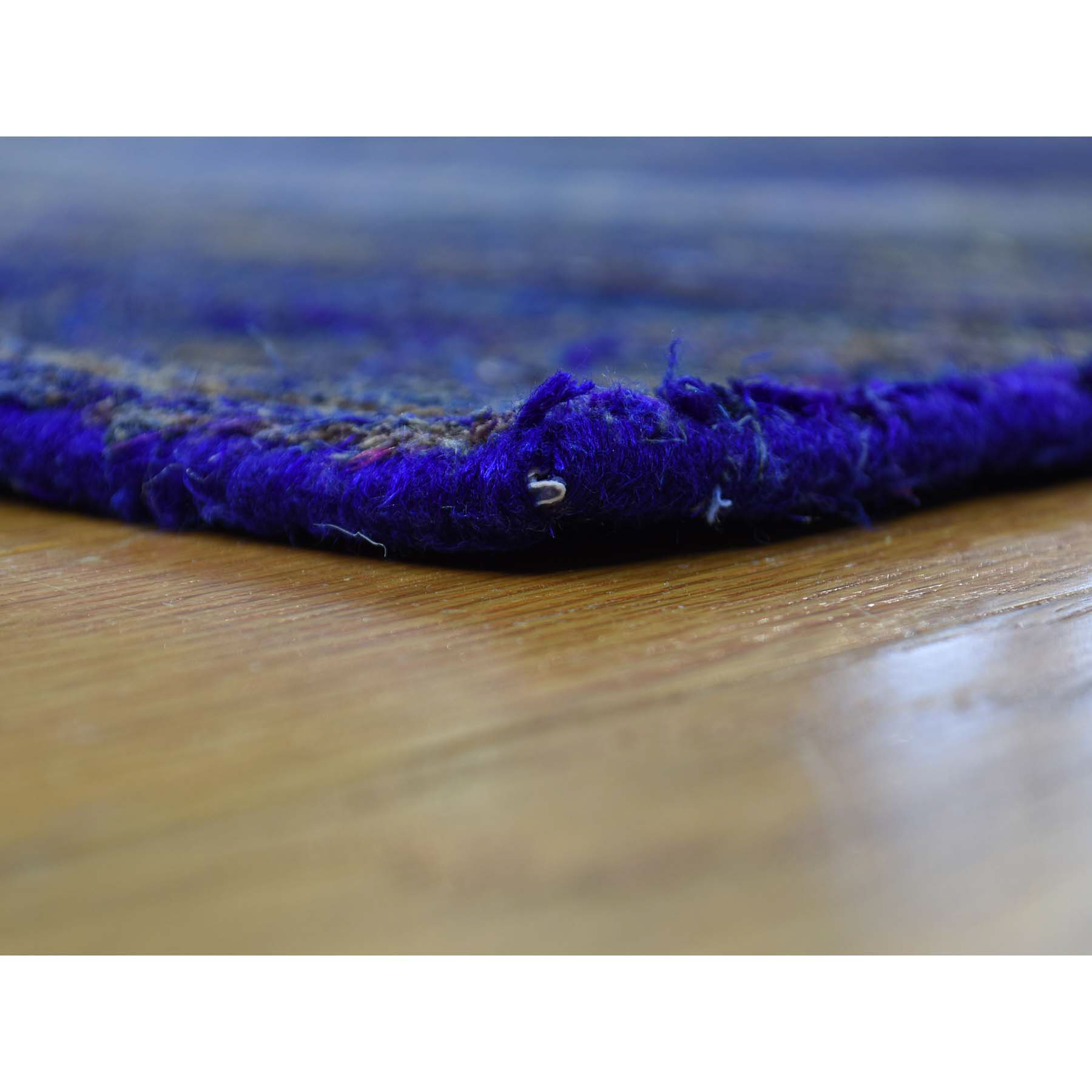 8-9 x12- Hand-Knotted Pure Sari Silk Modern Design Oriental Rug 
