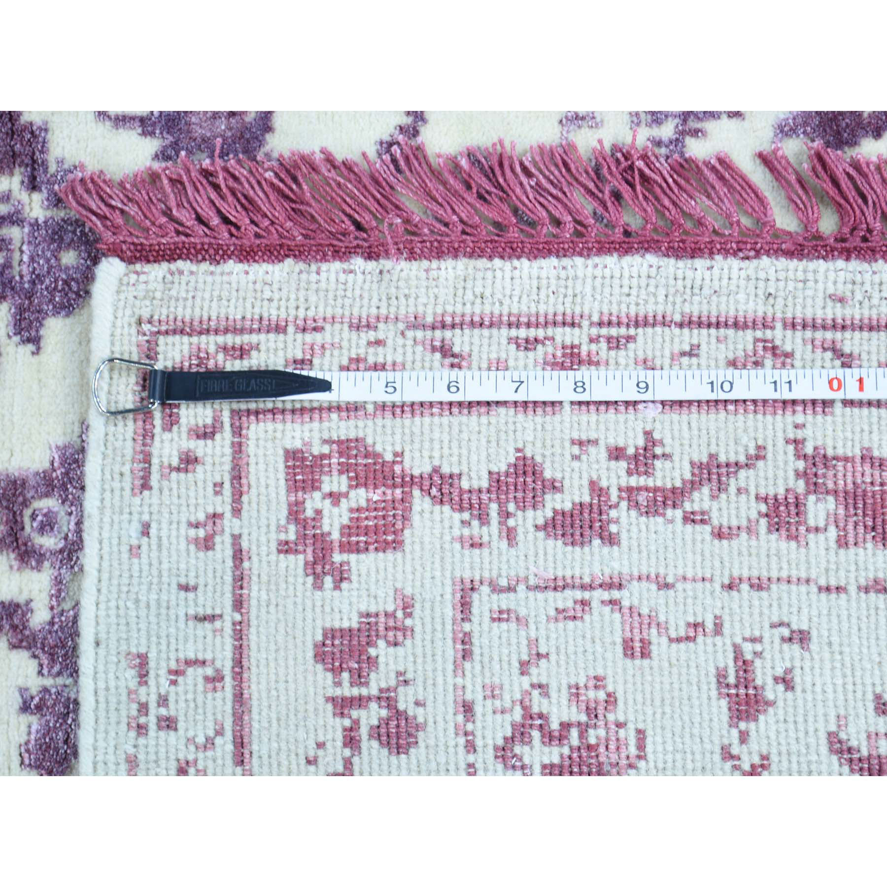 9-2 x12-1  Wool and Silk Handmade Broken Persian Design Rug 