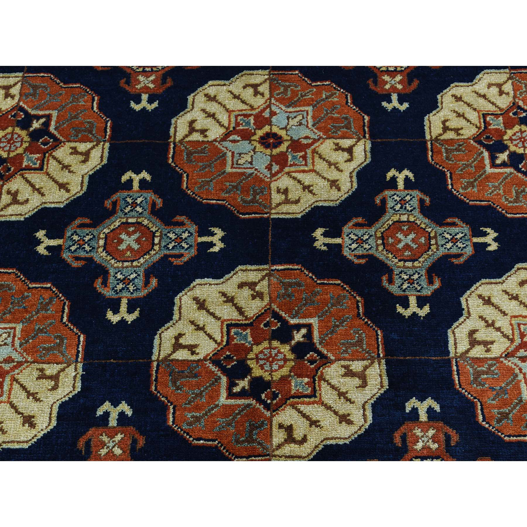 8-3 x10-2  Hand-Knotted Turkoman Ersari Pure Wool Oriental Rug 