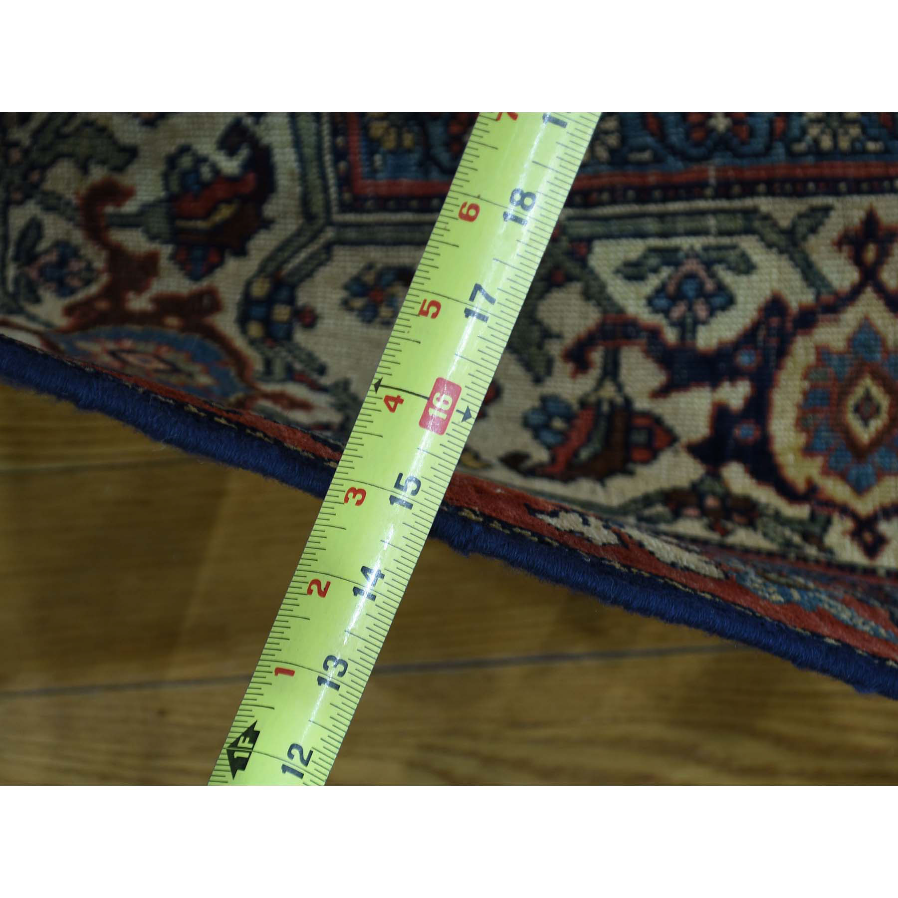 10-10 x19- Hand-Knotted Antique Persian Bijar Even Wear Oversize Rug 