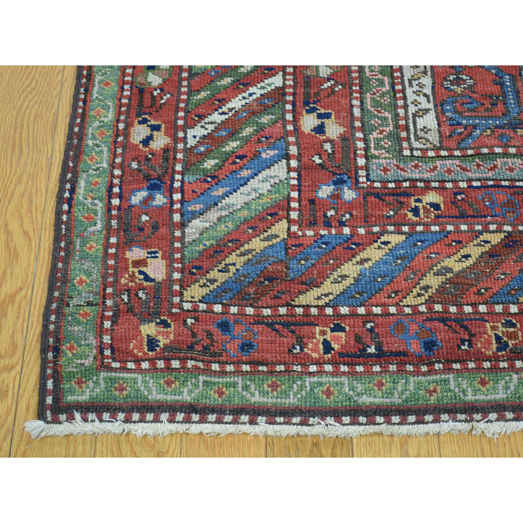 6-5 x15-6  Antique Northwest Persian With Shawl Design Wide Runner Rug 