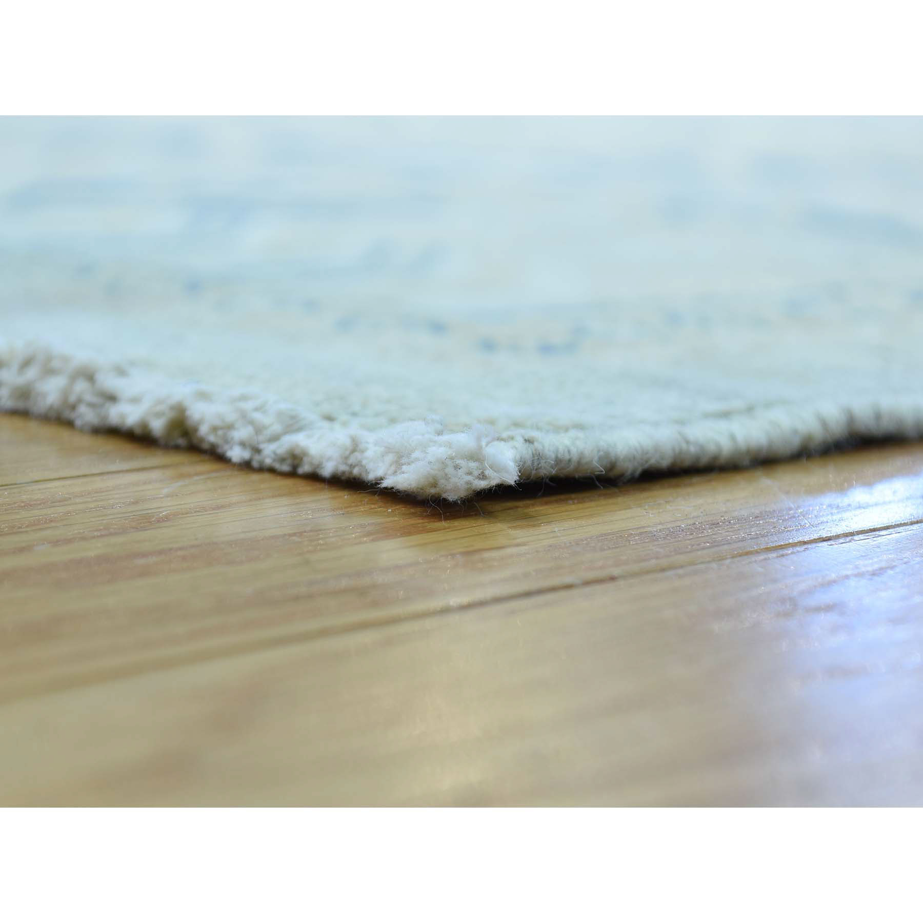 13-1 x17-7  White Wash Khotan Design Hand-Knotted Oriental Carpet 