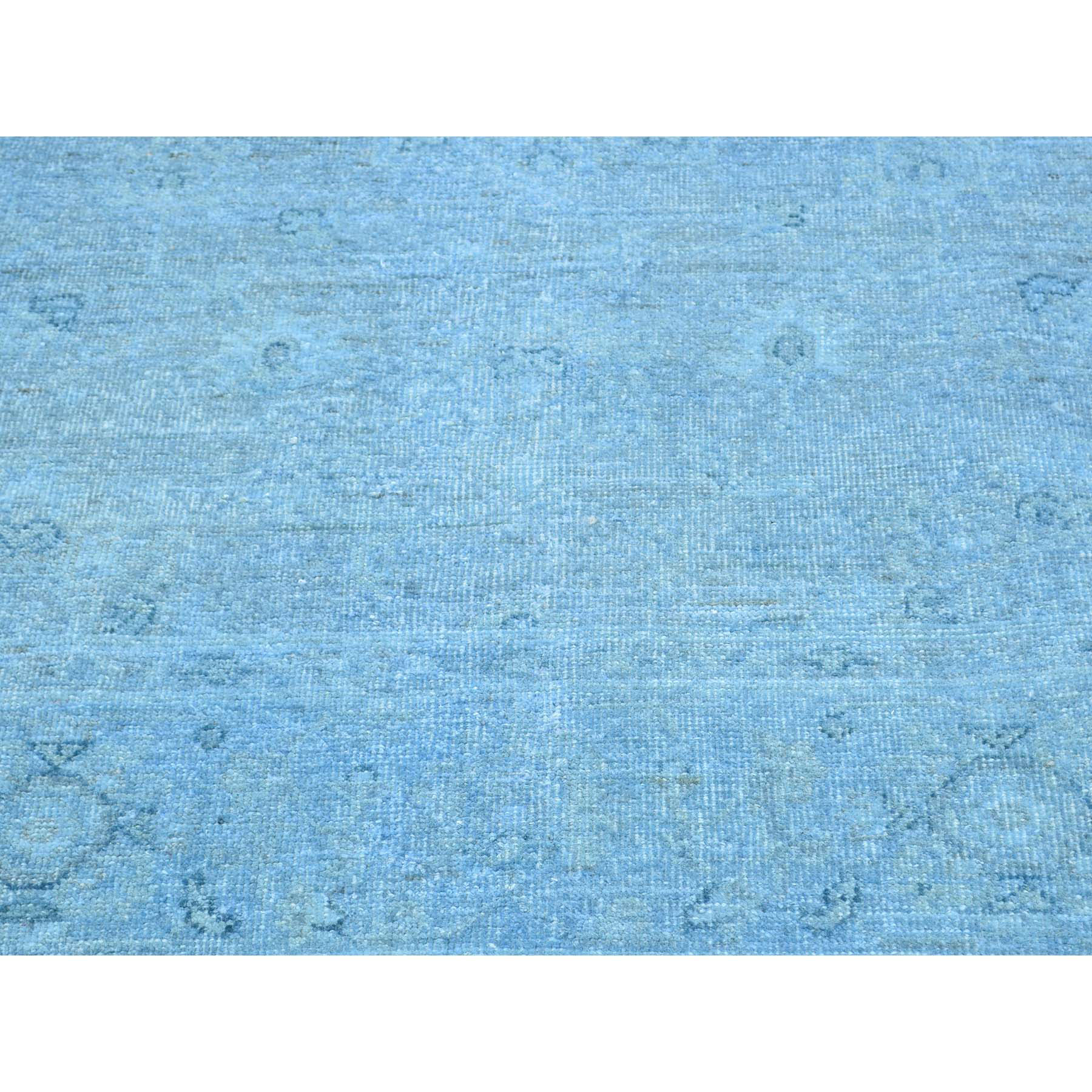 5-10 x9-2  Hand-Knotted Peshawar Overdyed Pure Wool Oriental Rug 