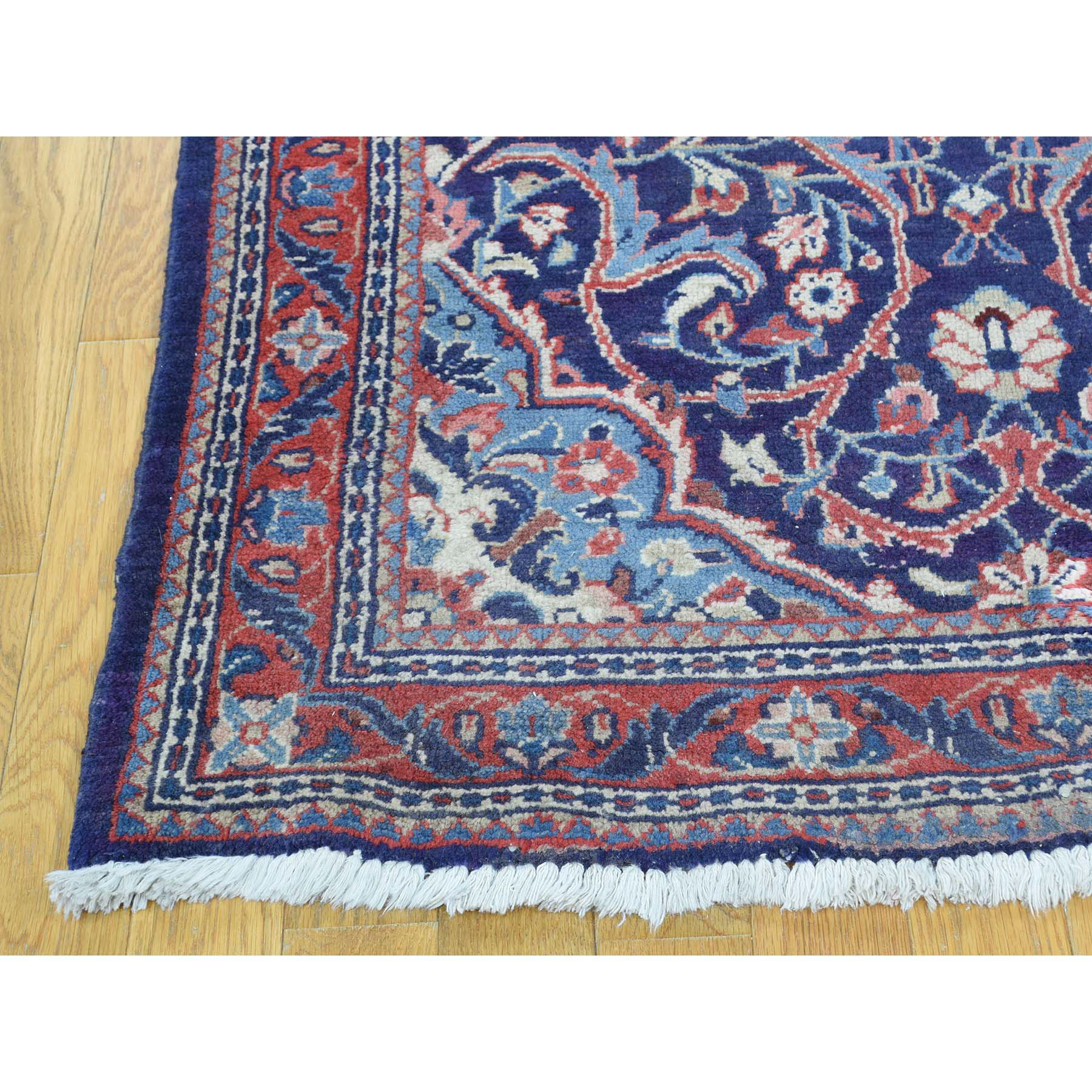 3-8 x13-4  Hand-Knotted Persian Mahal Wide Runner Oriental Rug 