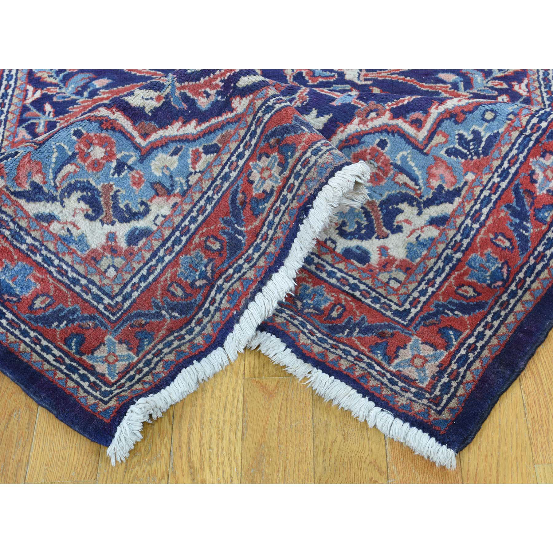 3-8 x13-4  Hand-Knotted Persian Mahal Wide Runner Oriental Rug 