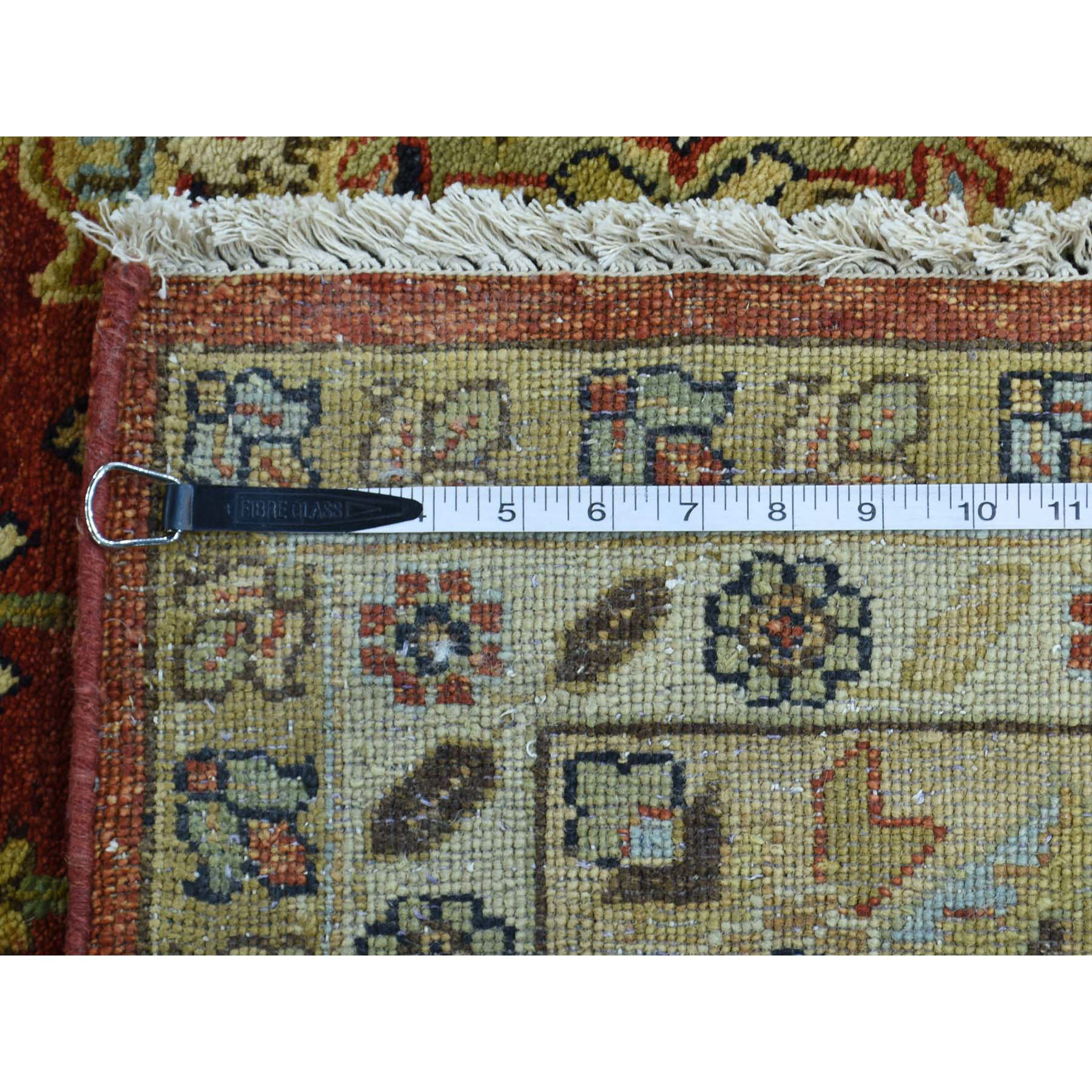 9-10 x 14- Hand-Knotted 100 Percent Wool Karajeh Oriental Rug 