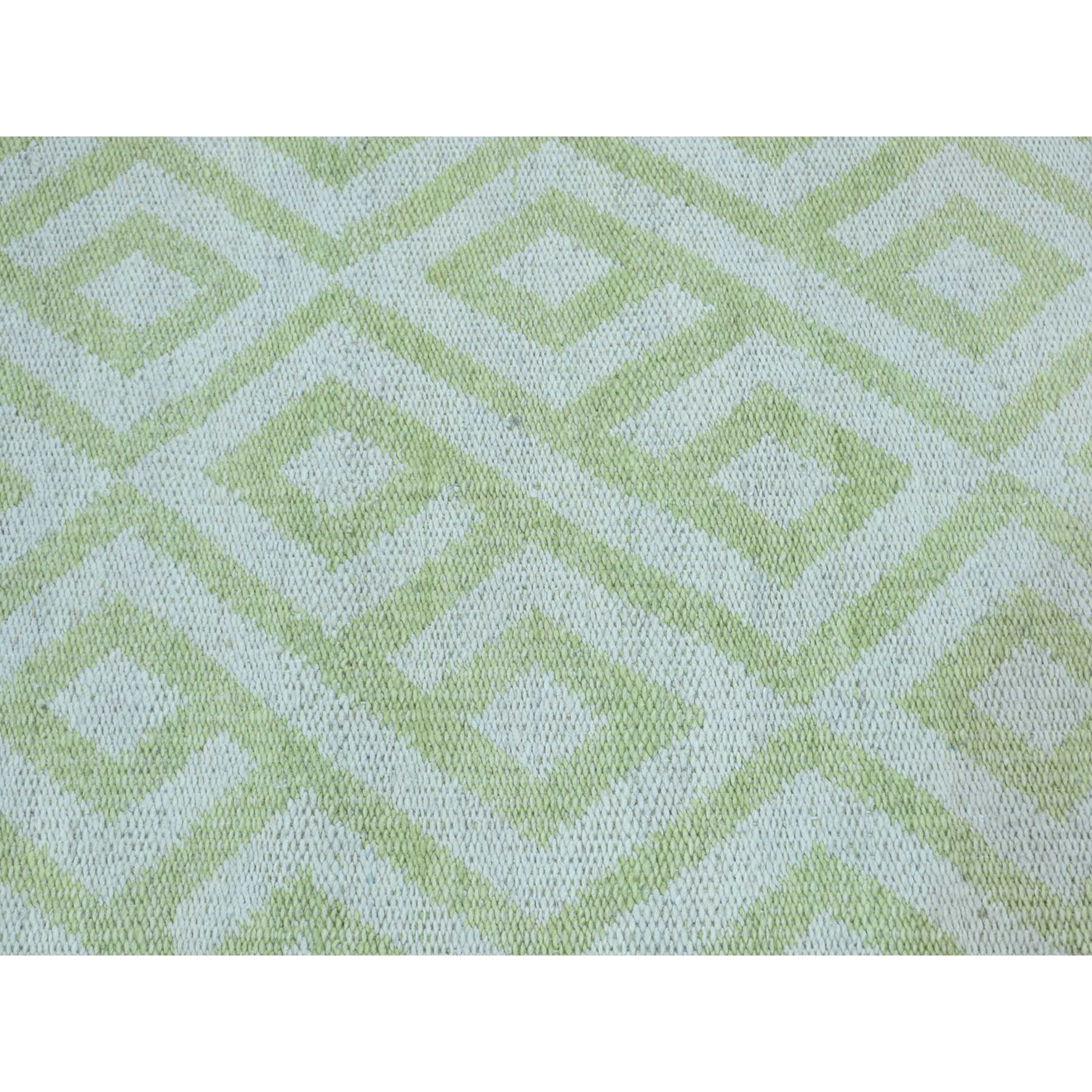 6-x6- Flat Weave Hand Woven Durie Kilim Reversible Square Rug 